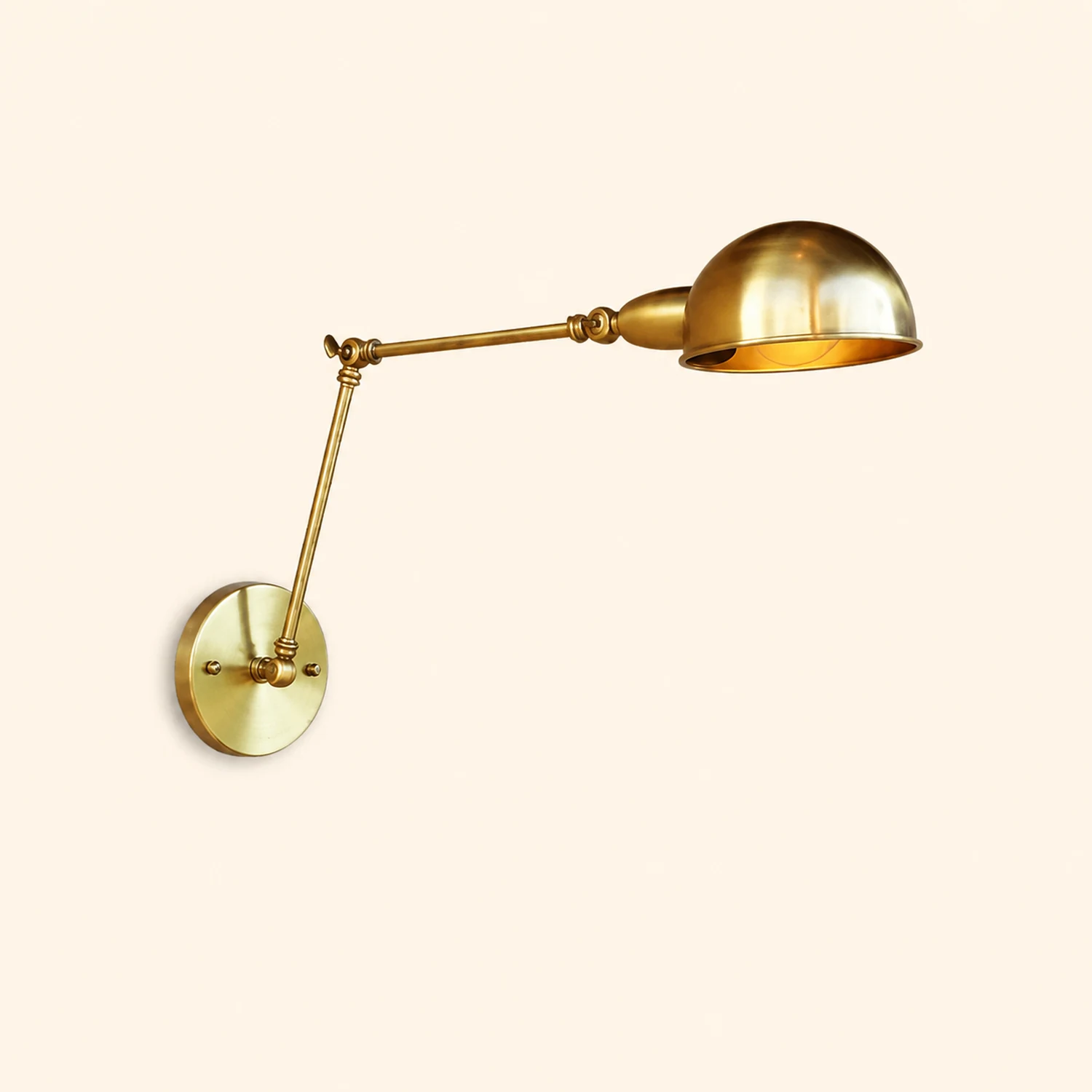 Brady Faltbare Retro Wandleuchte aus Eisen - Lumpaz