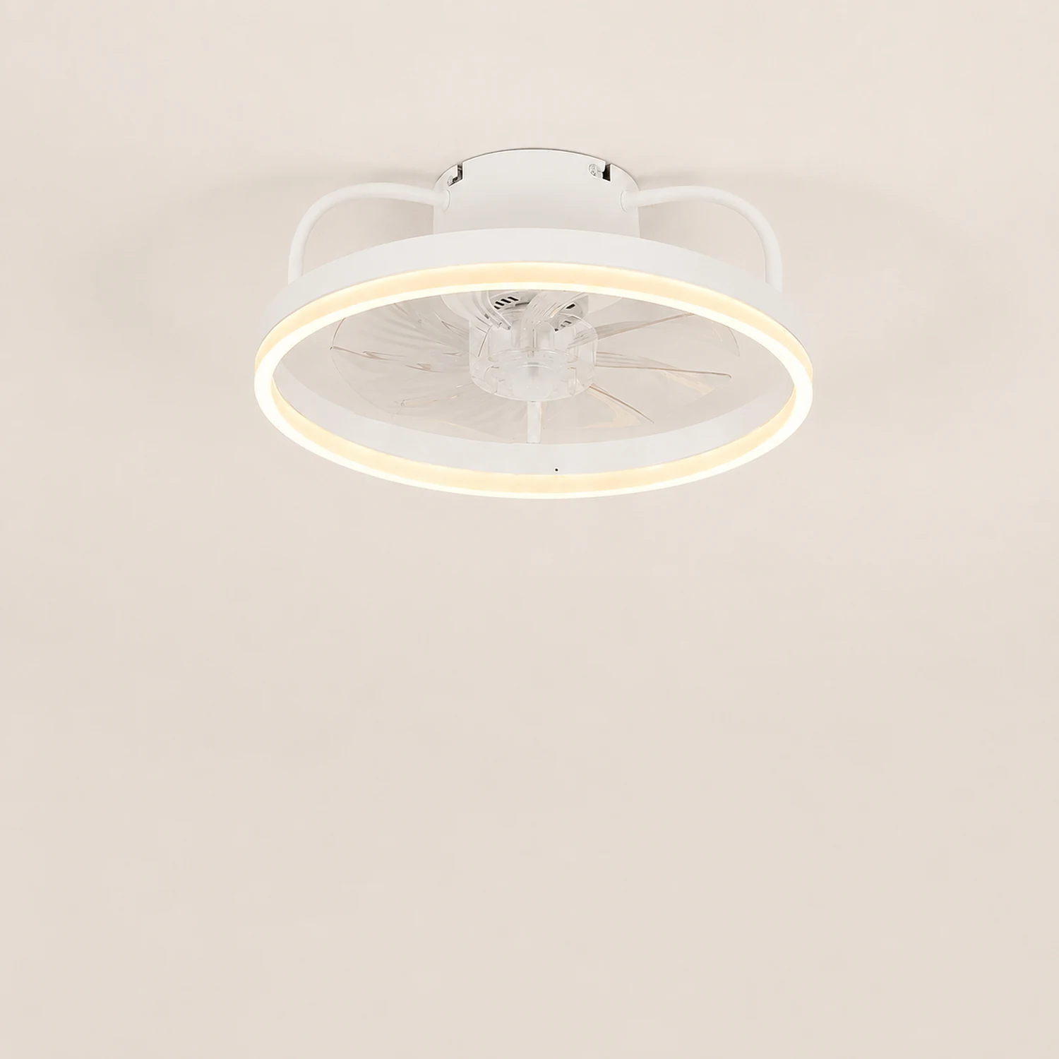 Alessio Deckenventilator mit Beleuchtung, 3 Farben, ∅40/50CM - Lumpaz