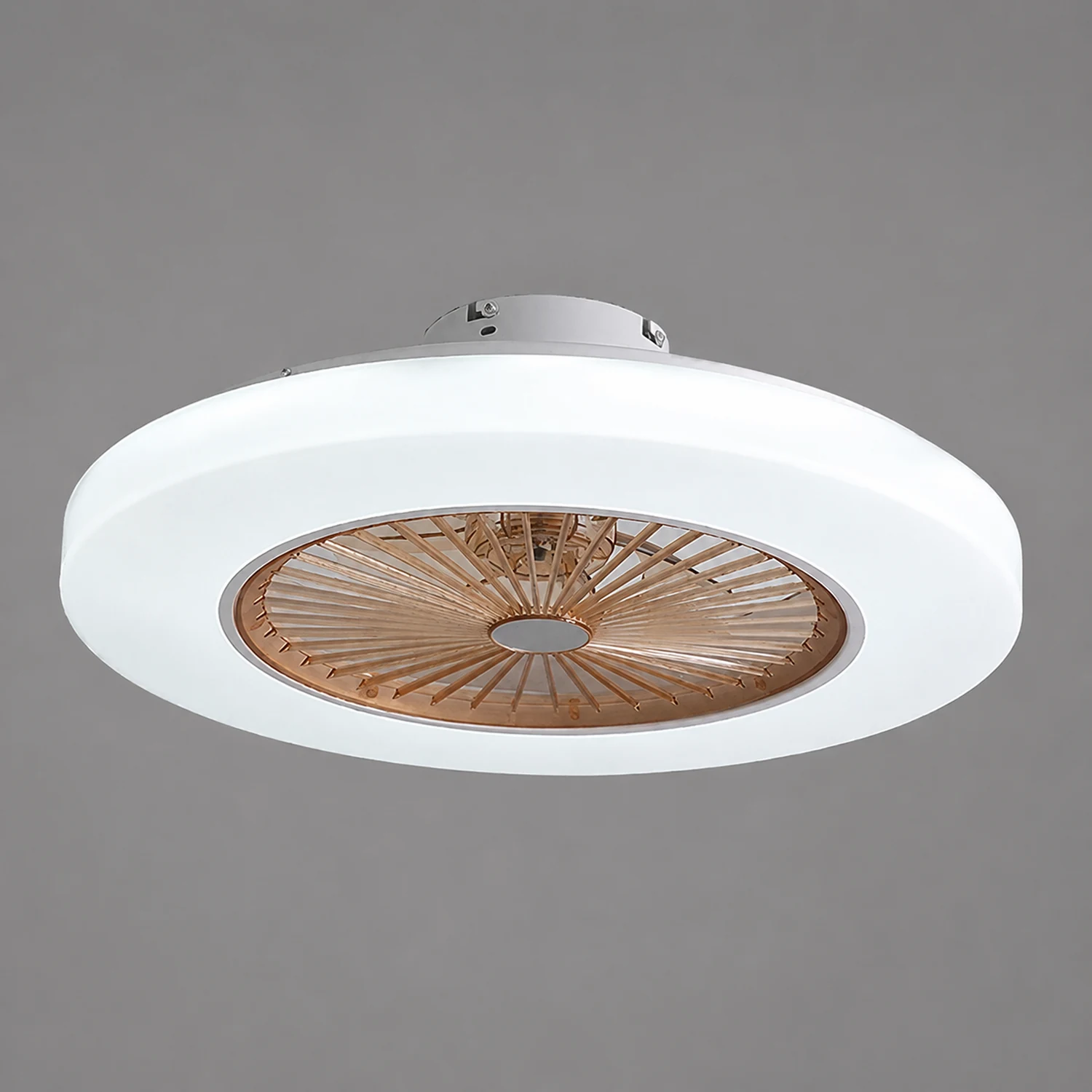 Morandi Deckenventilator mit Beleuchtung, 5 Farben, ∅58CM - Lumpaz