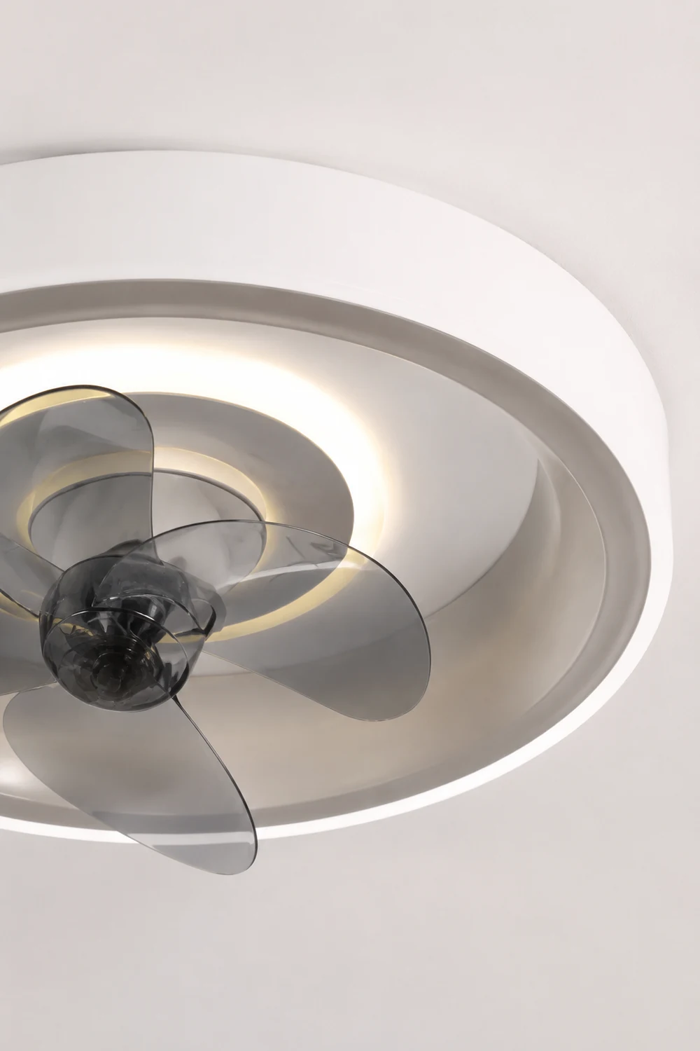 Quinn Deckenventilator mit Beleuchtung, 6 Farben, 2-flammig, ∅60CM - Lumpaz