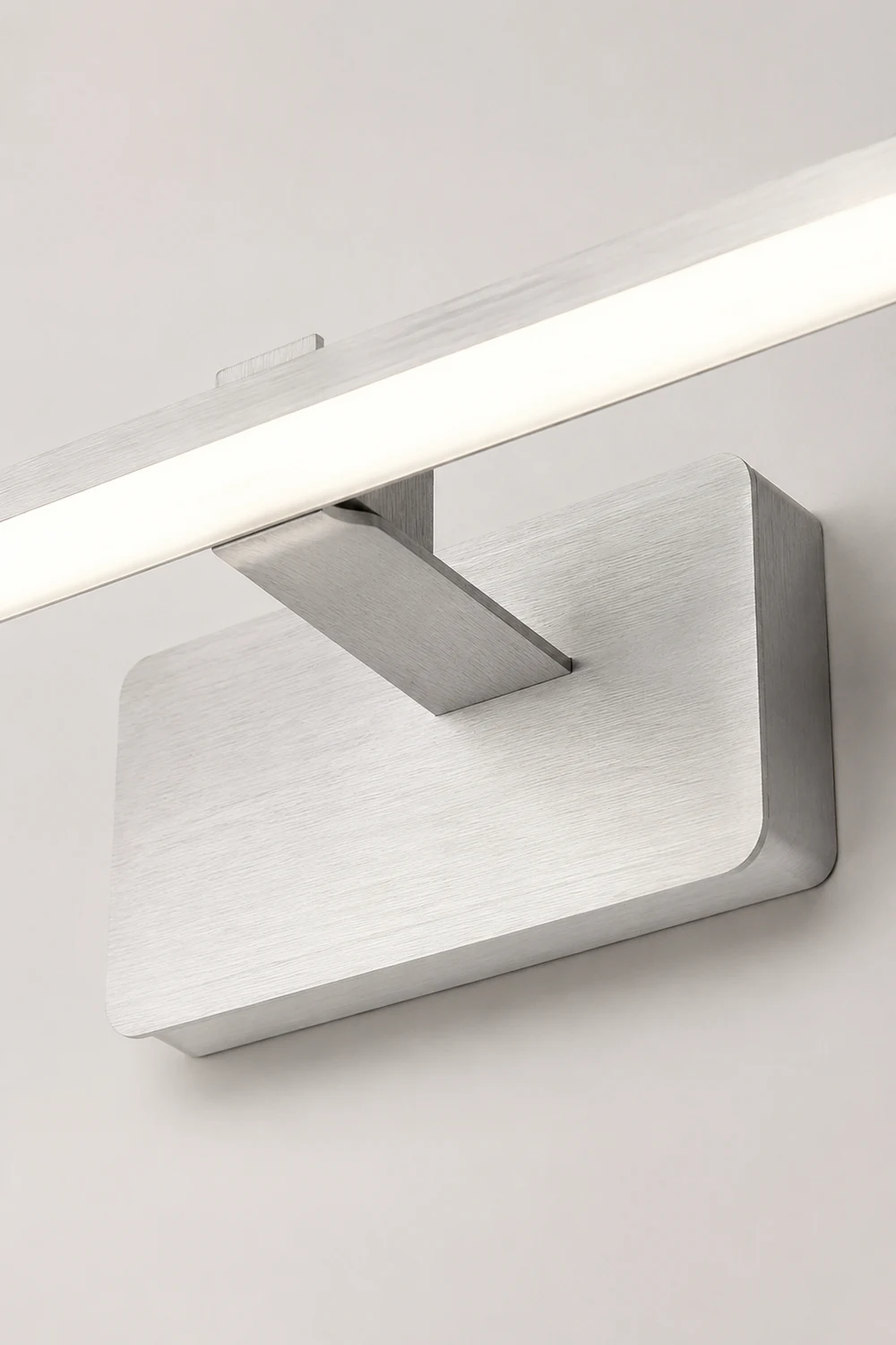 Leigh Spiegelfront Waschtisch-Wandleuchte, Silber, L 39/49/59CM - Lumpaz