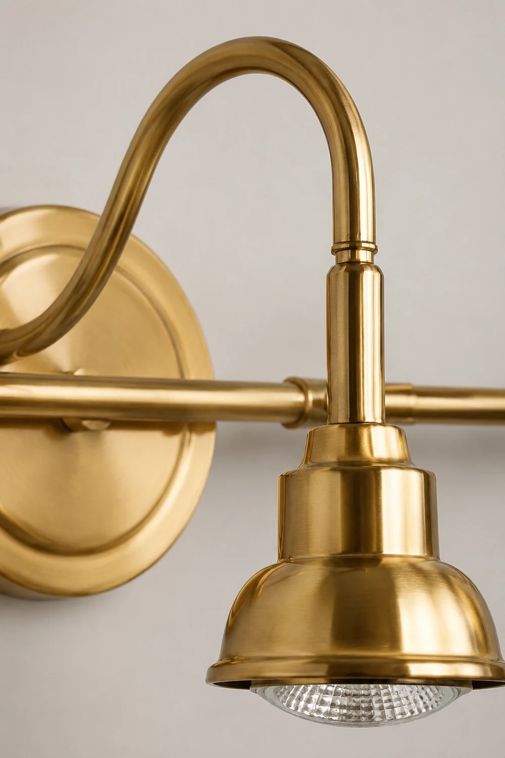 Eryn Postmoderne Goldene Spiegelfront Waschtisch-Wandleuchte, 2/3/4-flammig - Lumpaz