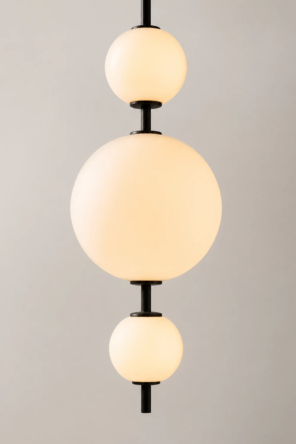 Valentina Pendelleuchte, 3 Stile, Metall & Glas - Lumpaz
