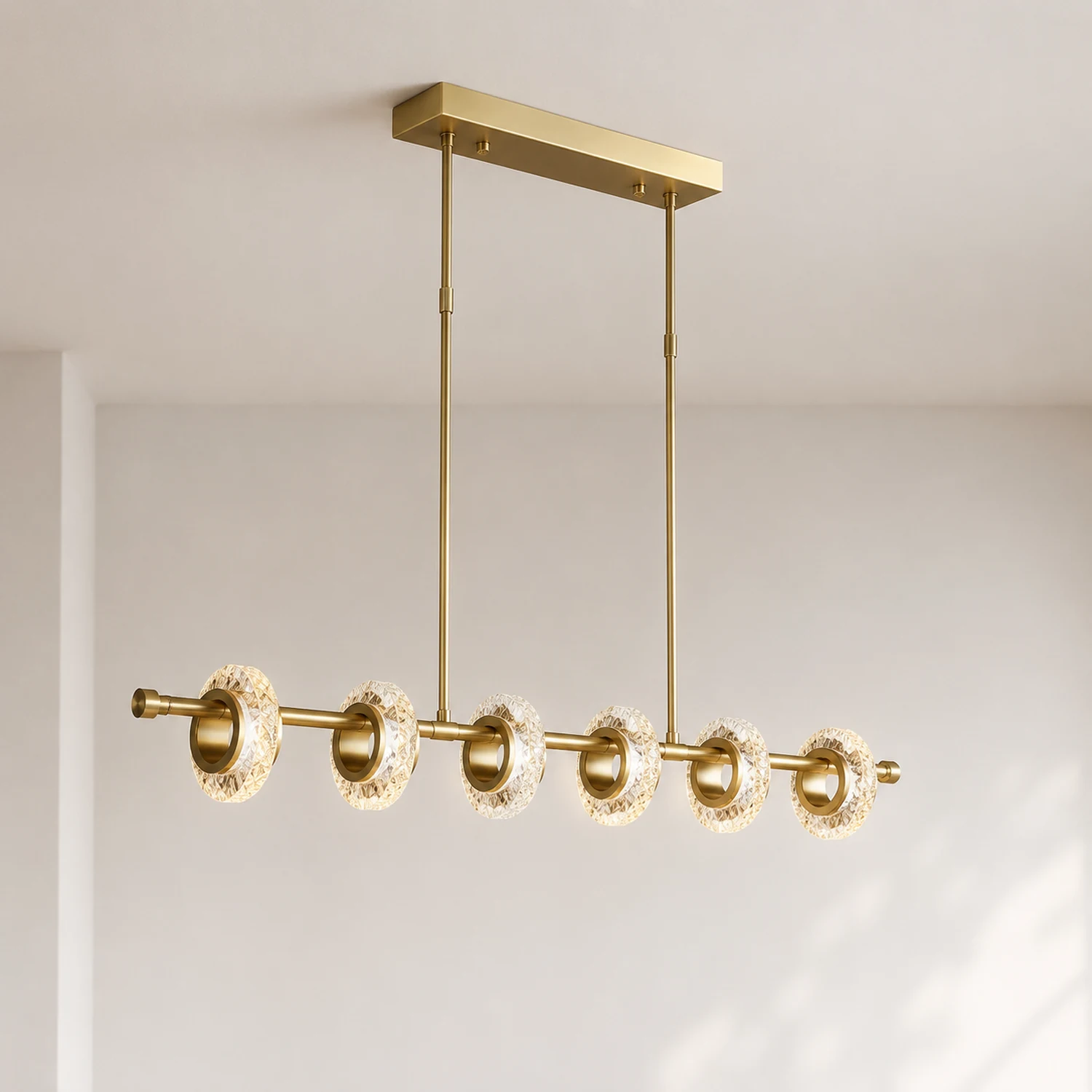 Marmor Einfacher Kupfer Kronleuchter Schlafzimmer Licht Luxus - Lumpaz