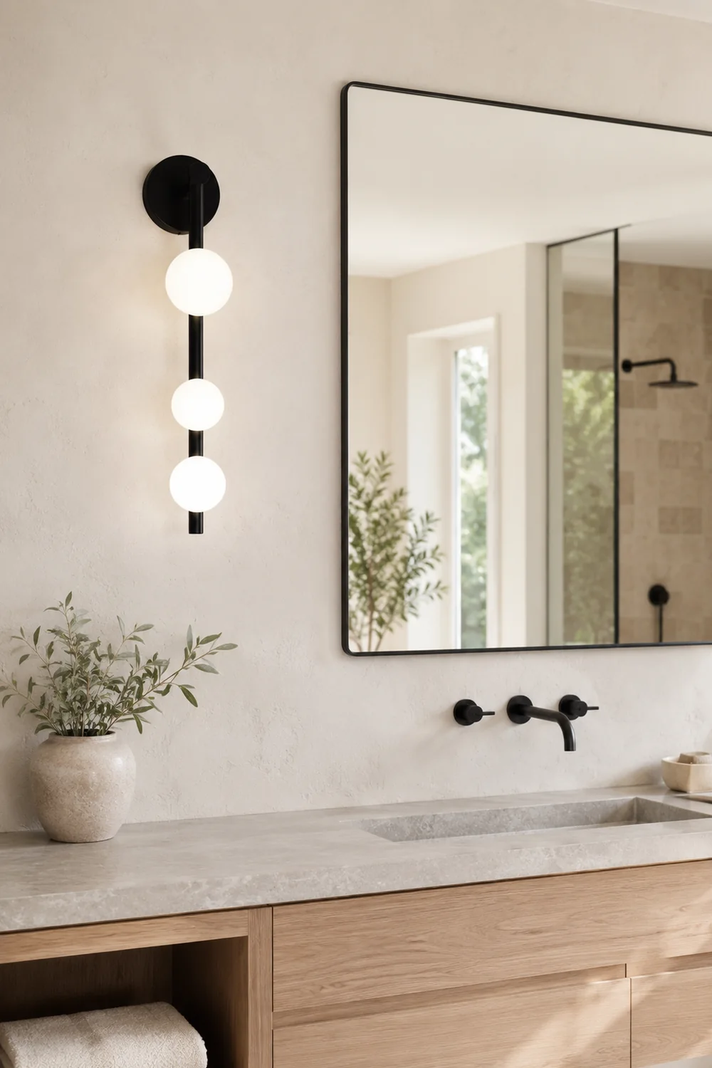 Valentina Wandleuchte, 2 Farbe, Metall & Glas - Lumpaz