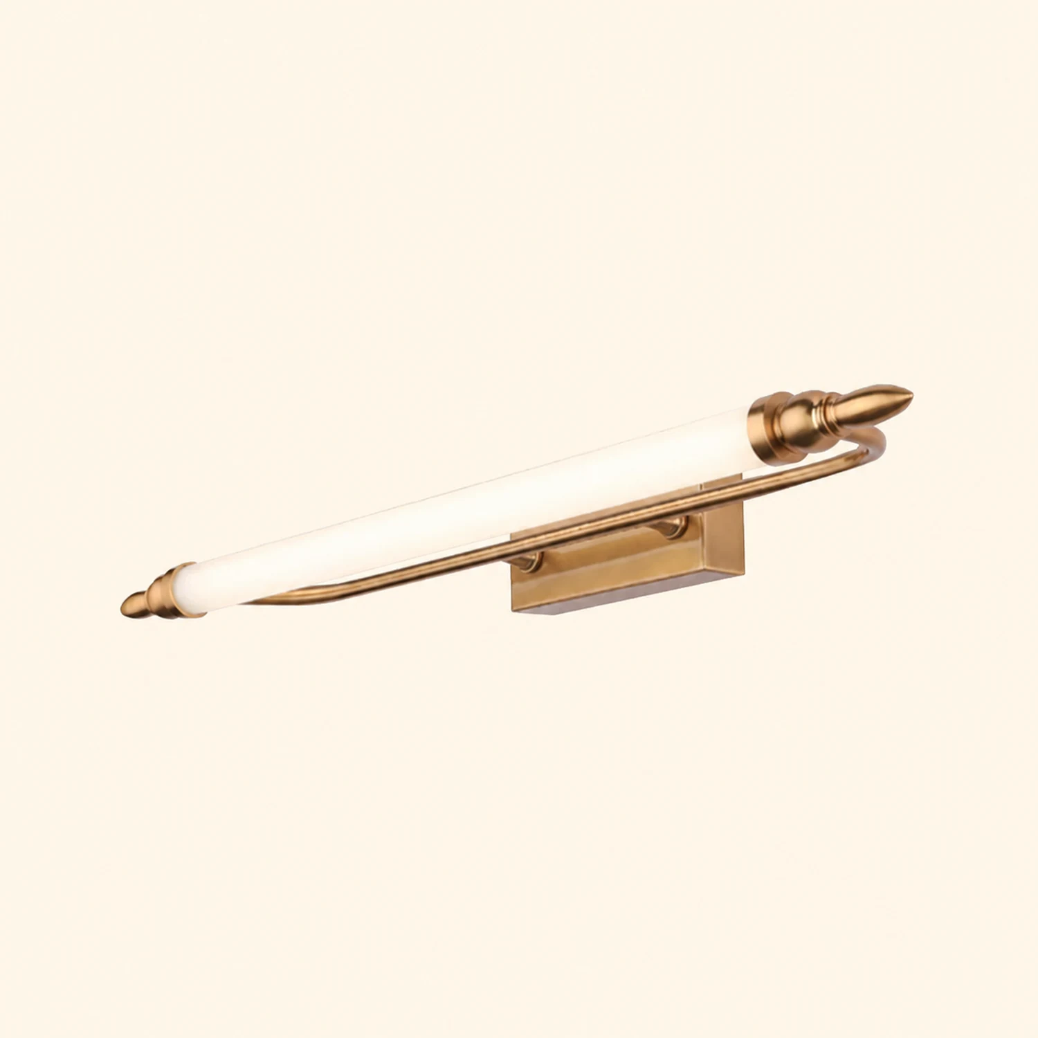 Leigh Spiegelfront Waschtisch-Wandleuchte, L 55/65/75CM - Lumpaz
