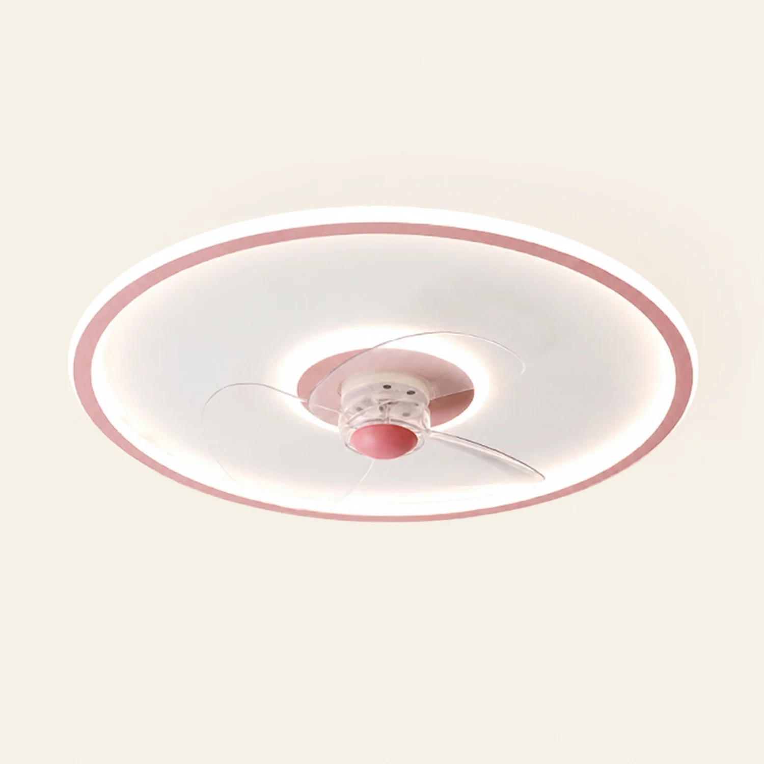 Edge Deckenventilator mit Beleuchtung, 6 Farben, ∅40CM - Lumpaz