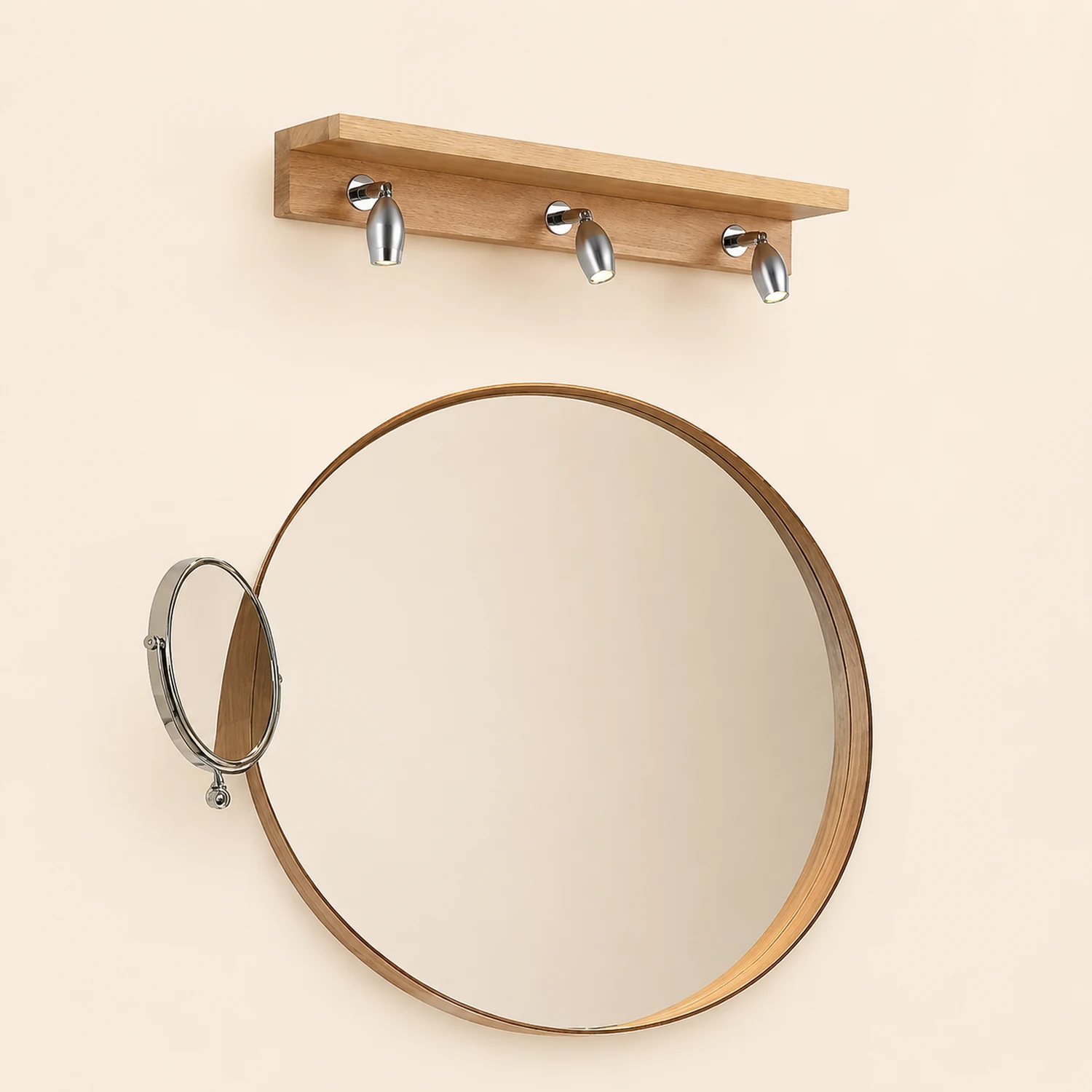 Ozawa Spiegelfront Waschtisch-Wandleuchte, 3 Stile - Lumpaz