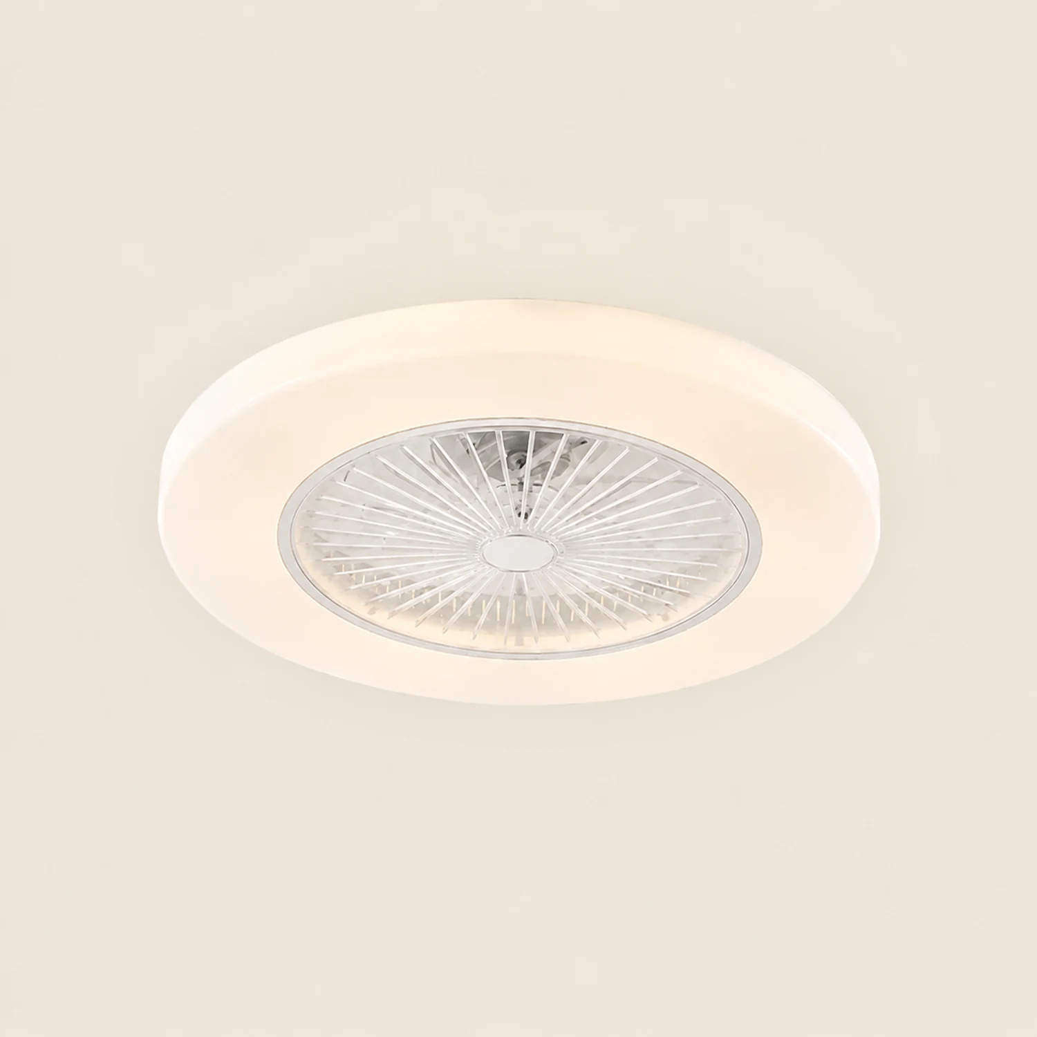 Morandi Deckenventilator mit Beleuchtung, 5 Farben, ∅58CM - Lumpaz