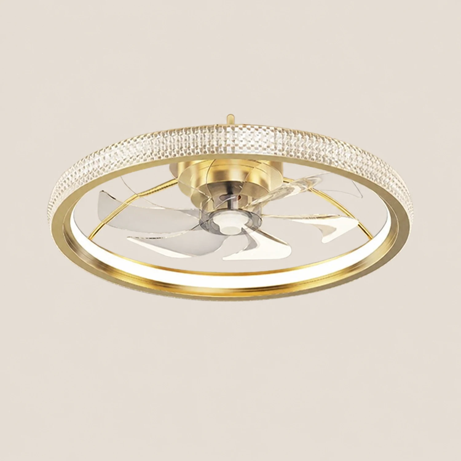 Kirsten Deckenventilator mit Beleuchtung, 6 Stile, ∅50CM - Lumpaz
