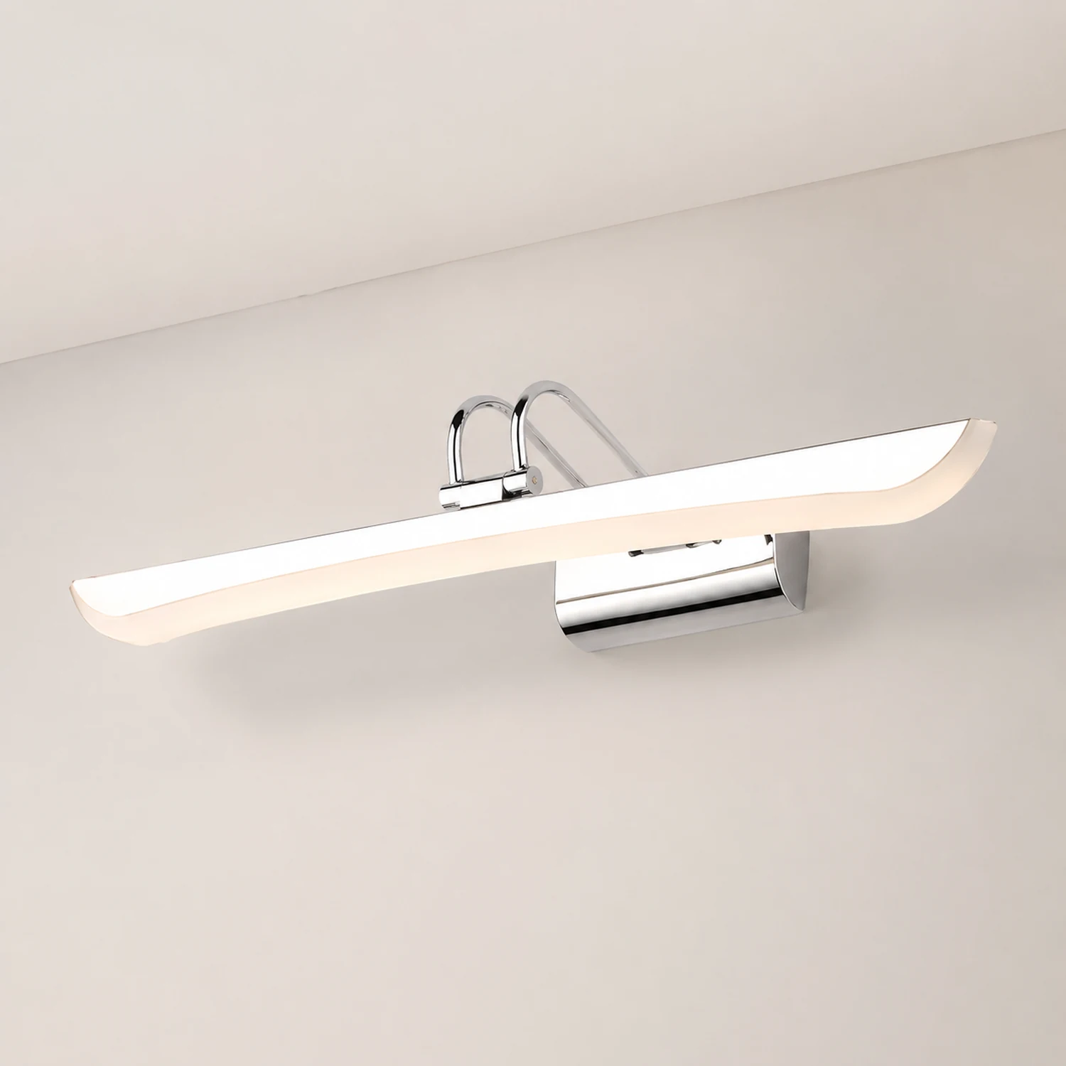 Leigh Spiegelfront Waschtisch-Wandleuchte, L 42/52/62/72CM - Lumpaz
