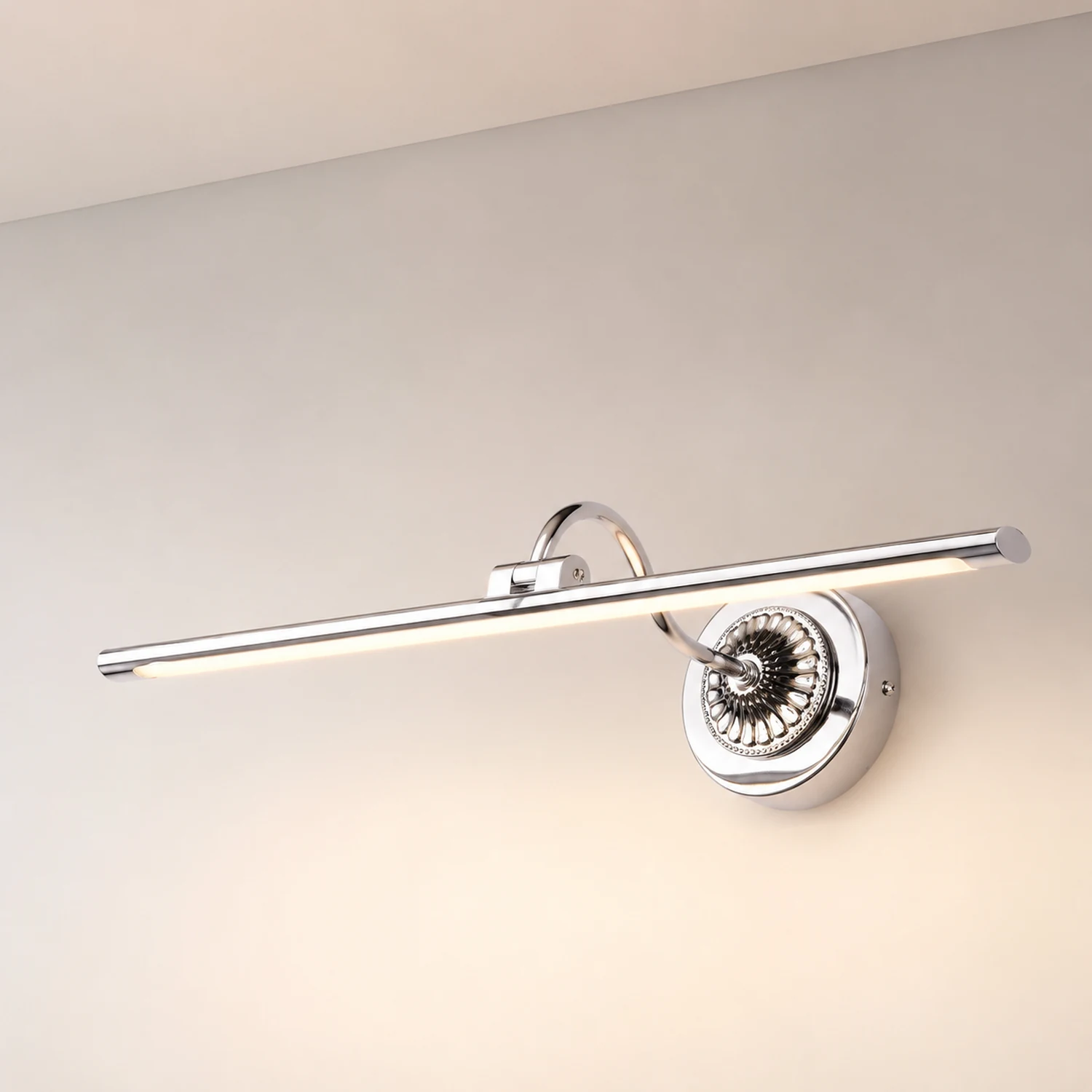 Leigh Spiegelfront Waschtisch-Wandleuchte, L 42/55CM - Lumpaz