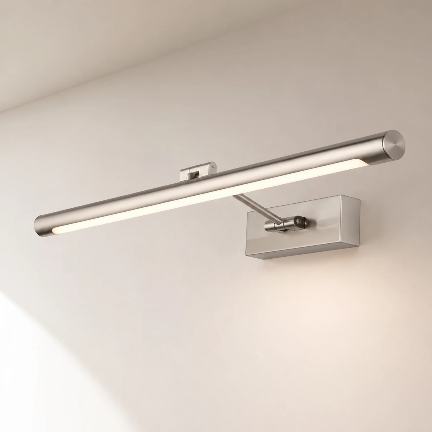 Leigh Spiegelfront Waschtisch-Wandleuchte, L 42/52/62/72CM - Lumpaz
