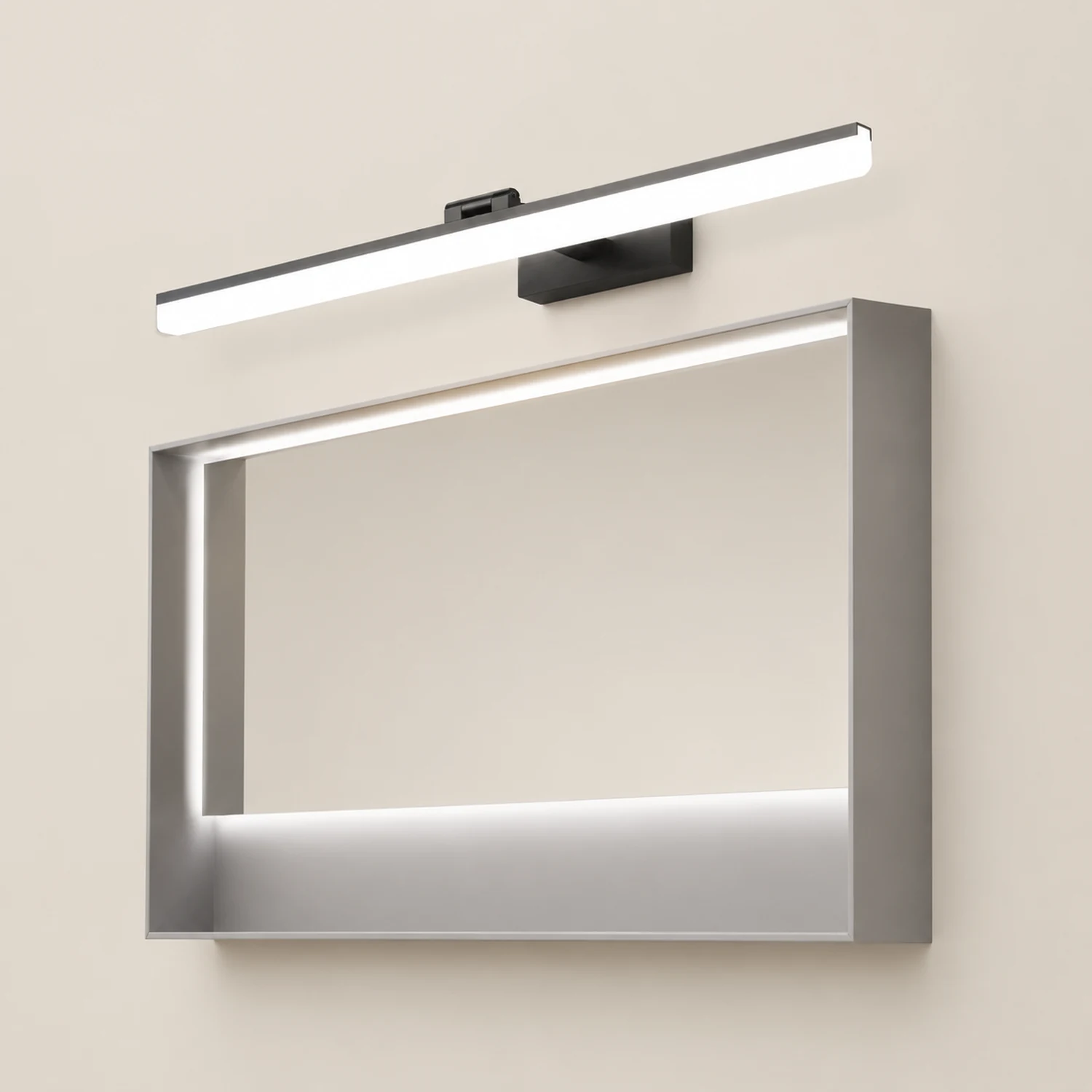 Leigh Spiegelfront Waschtisch-Wandleuchte, L 41/51/61/71CM - Lumpaz