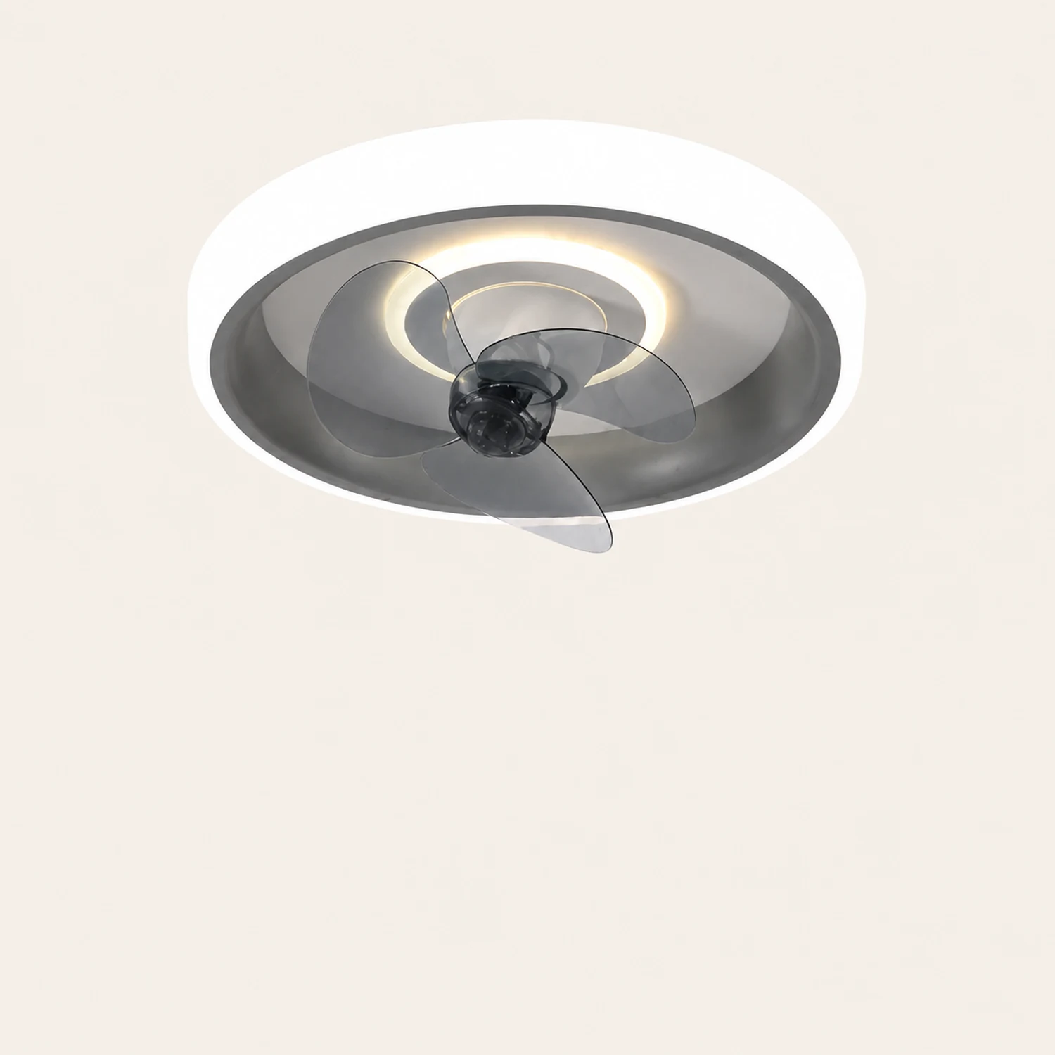 Quinn Deckenventilator mit Beleuchtung, 6 Farben, 2-flammig, ∅60CM - Lumpaz