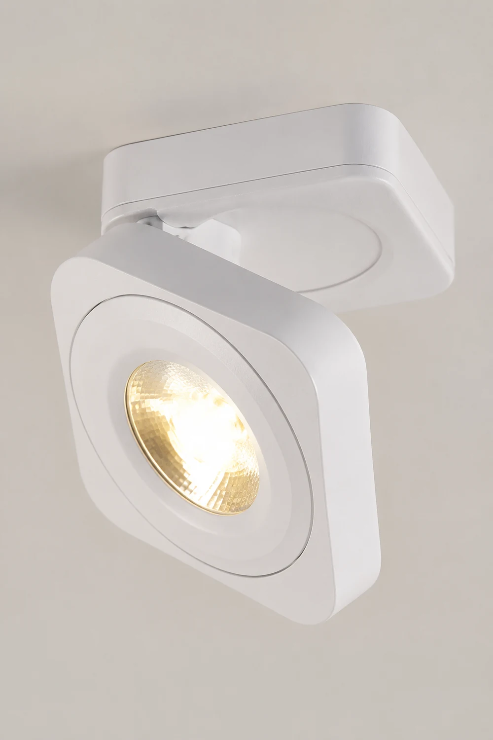Einfaches modernes Licht Luxuriöse quadratische kreative verstellbare Lesewandlampe Deckenlampe - Lumpaz