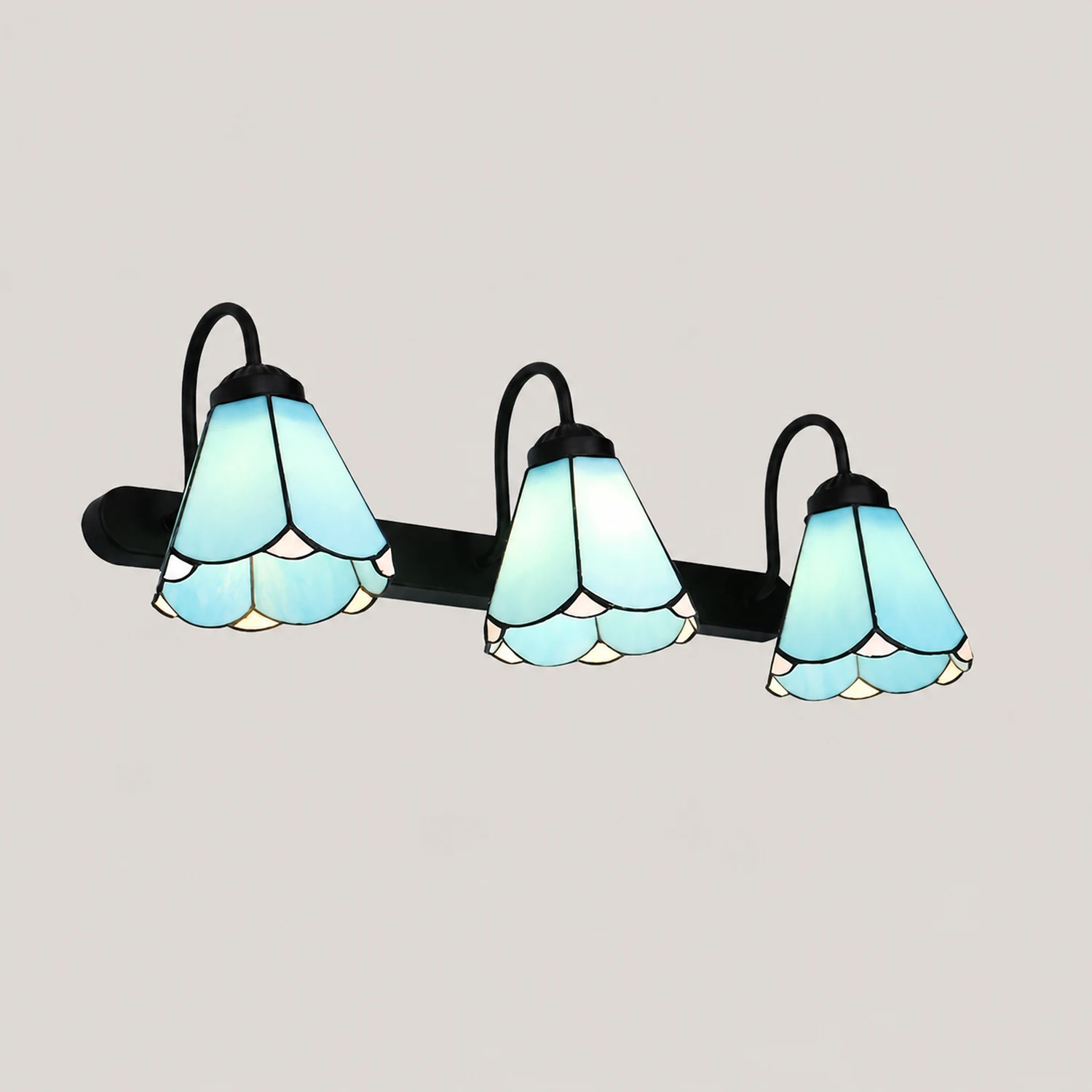 Félicie Spiegelfront Wandleuchte, 5 Stile, 60CM Lang - Lumpaz