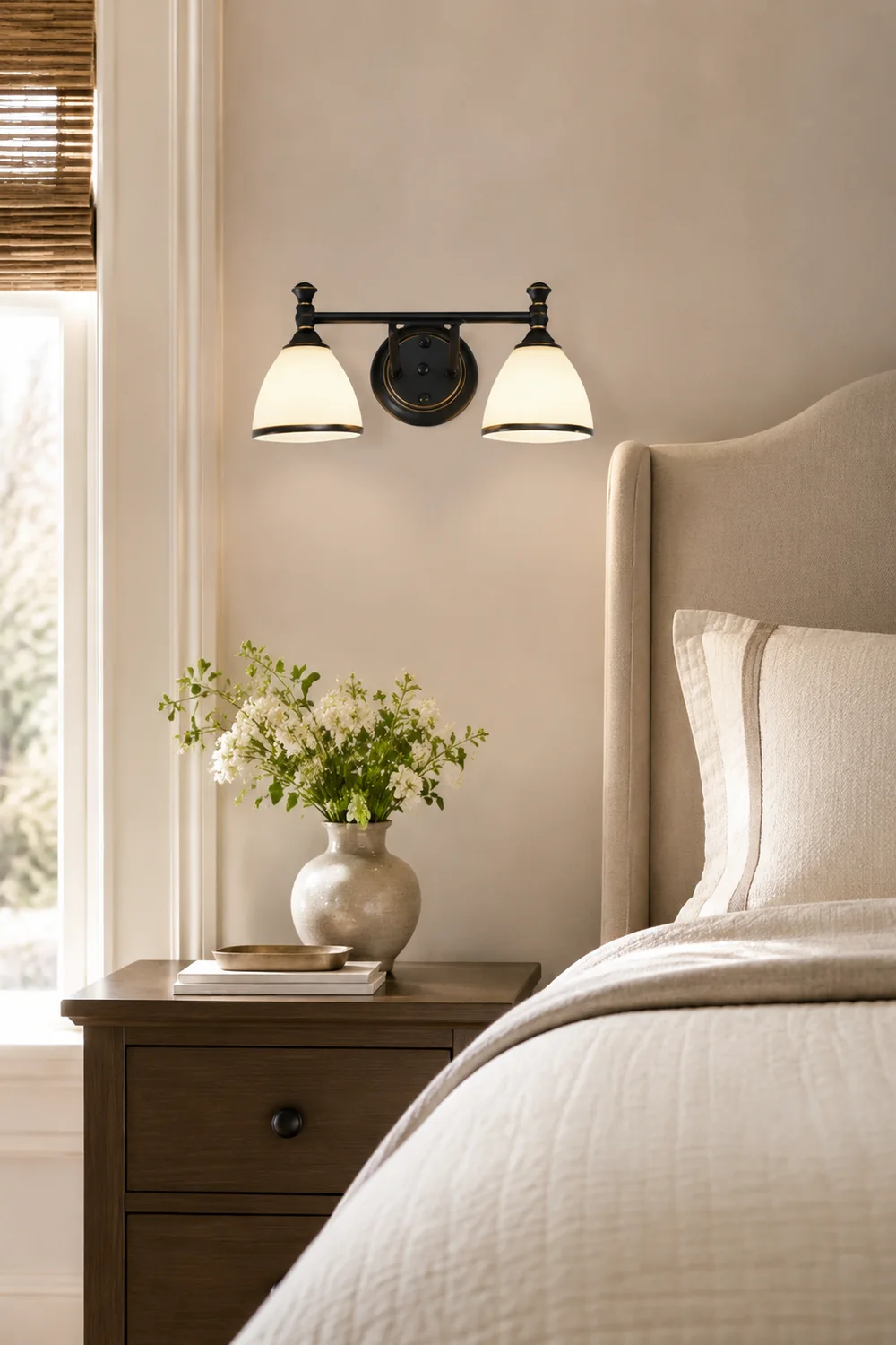Eryn Spiegelfront Wandleuchte, 2/3-flammig,36/55CM Lang - Lumpaz