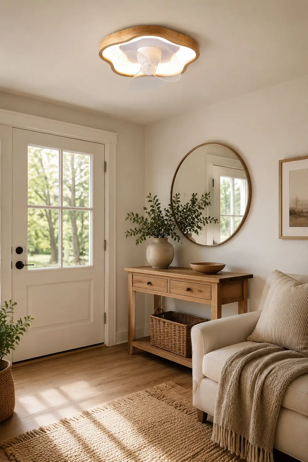 Ozawa Deckenventilator mit Beleuchtung, 4 Stile, ∅48CM/49CM/50CM - Lumpaz