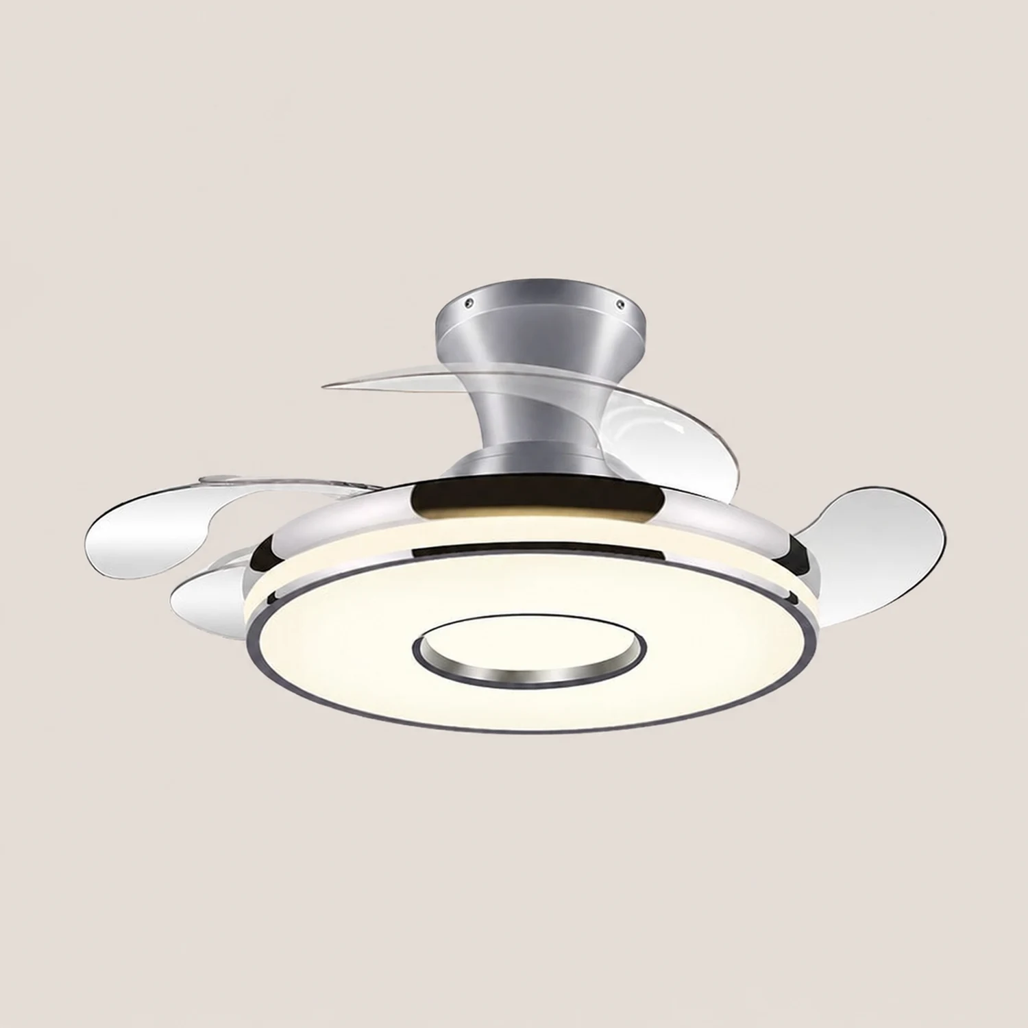 Quinn Deckenventilator mit Beleuchtung, 2 Farben, ∅91/108/122CM - Lumpaz