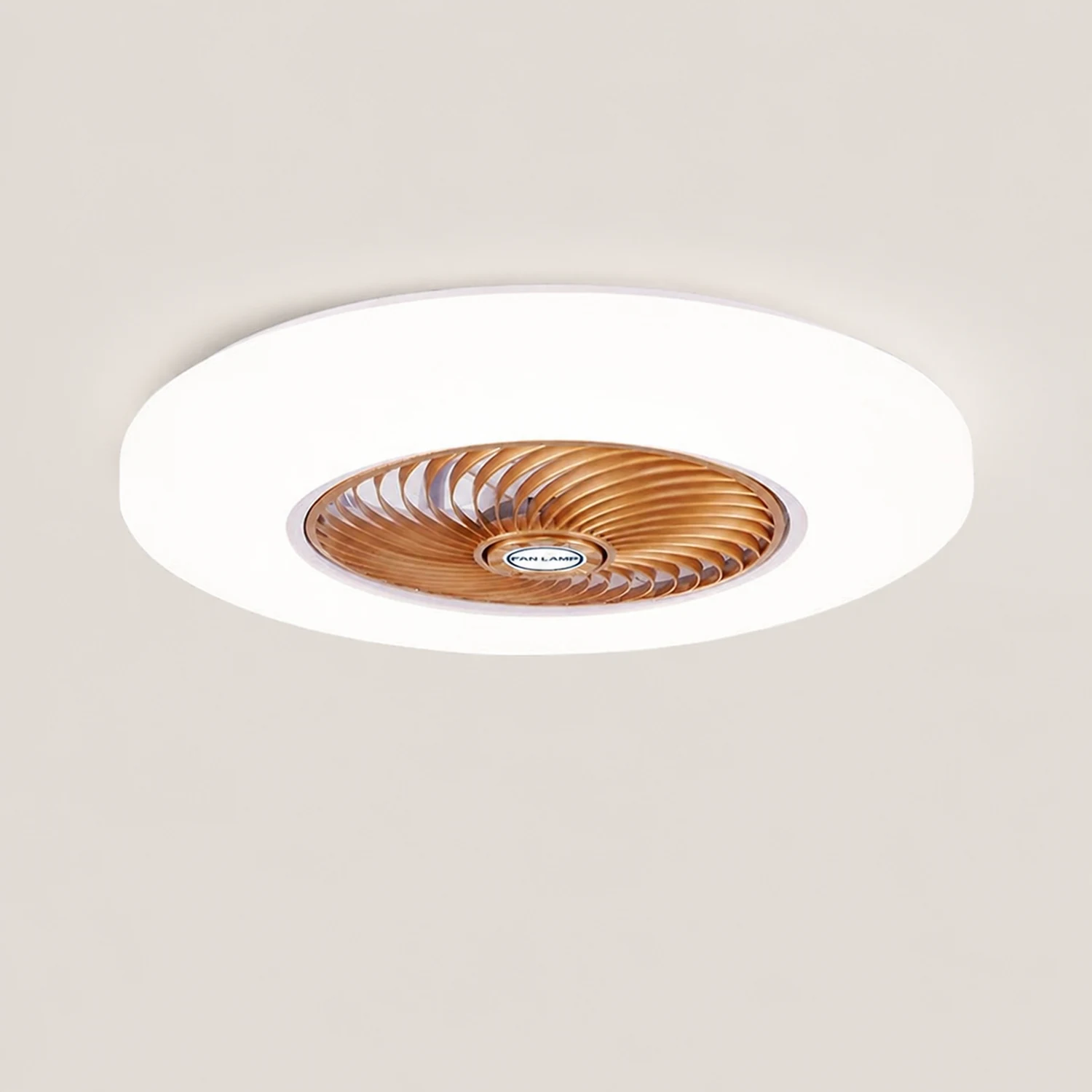 Quinn Deckenventilator mit Beleuchtung 3-Blatt, 8 Farben, ∅50CM - Lumpaz