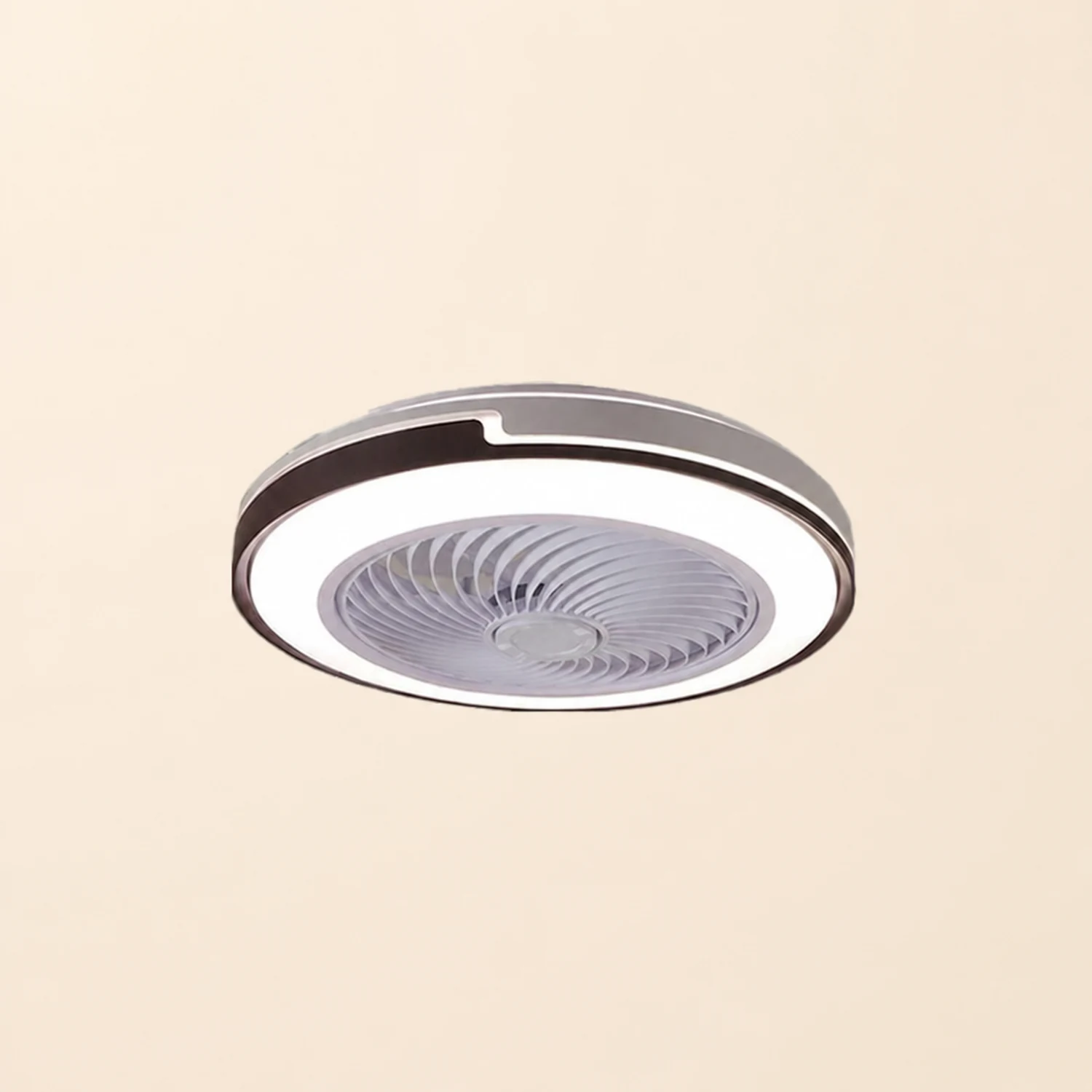 Quinn Deckenventilator mit Beleuchtung, 2 Farben, ∅50CM - Lumpaz