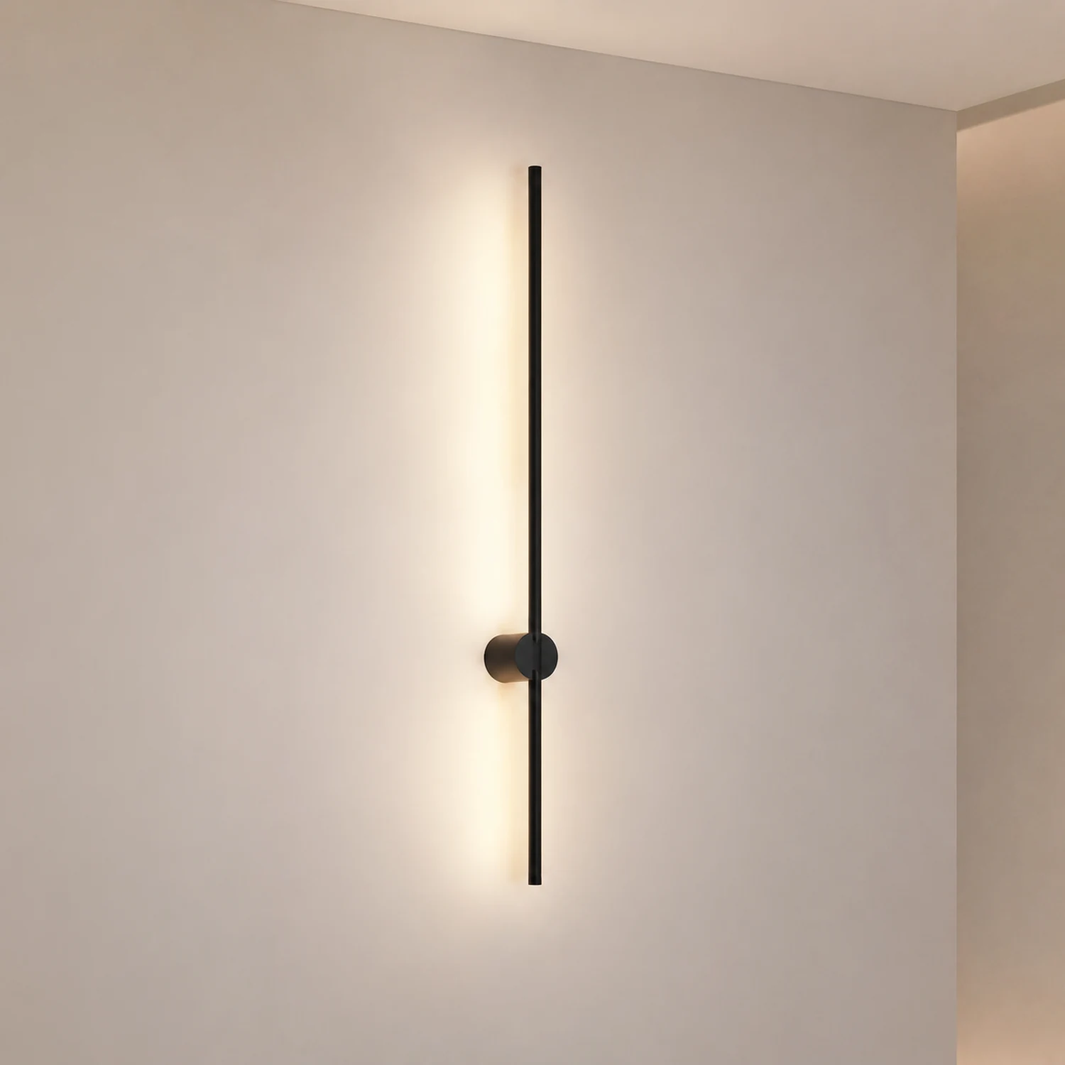 Edge Minimalistische Lineare LED Wandleuchte für Schlafzimmer & Wohnzimmer - Lumpaz