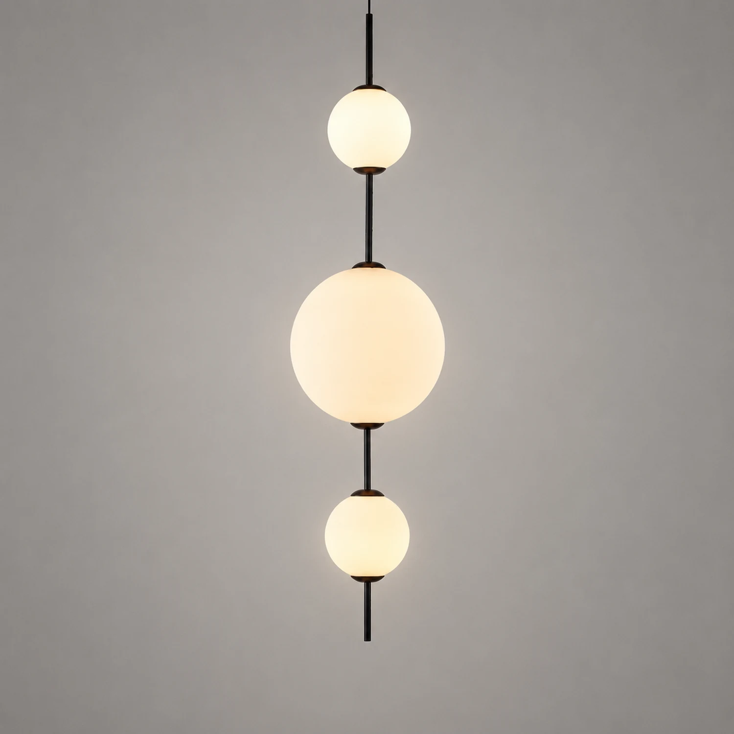 Valentina Pendelleuchte, 3 Stile, Metall & Glas - Lumpaz