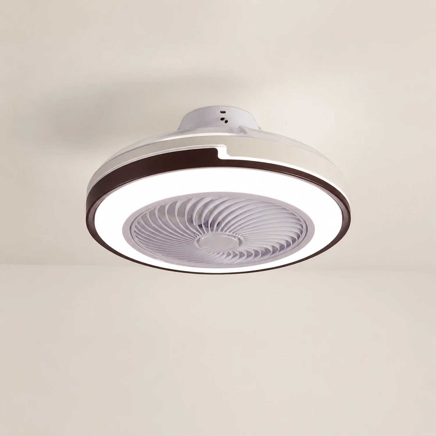 Quinn Deckenventilator mit Beleuchtung, 2 Farben, ∅50CM - Lumpaz