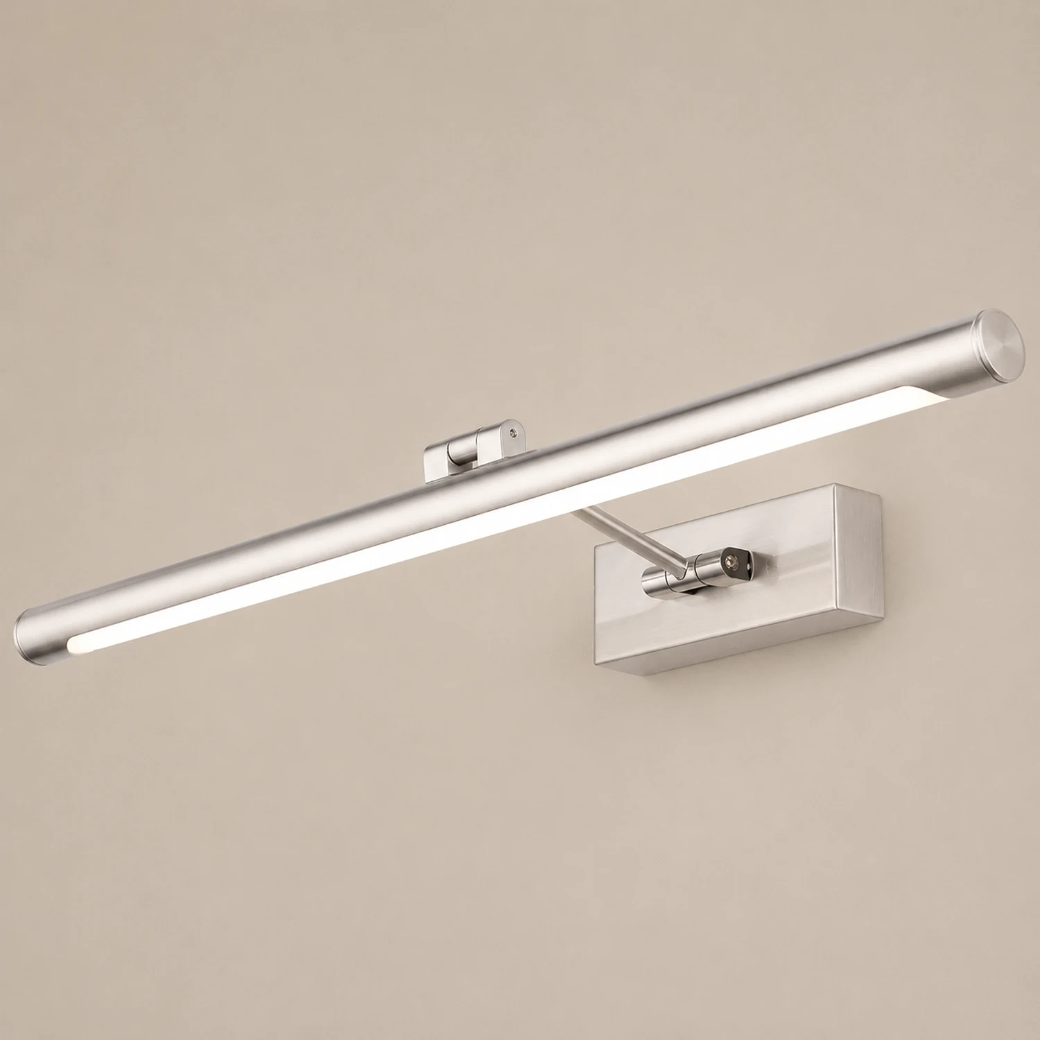 Leigh Spiegelfront Waschtisch-Wandleuchte, L 42/52/62/72CM - Lumpaz