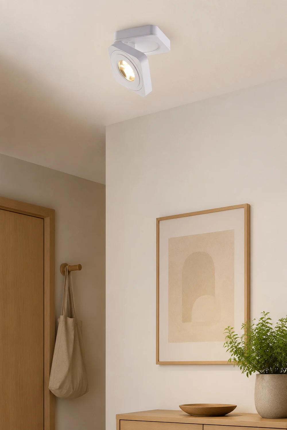Einfaches modernes Licht Luxuriöse quadratische kreative verstellbare Lesewandlampe Deckenlampe - Lumpaz