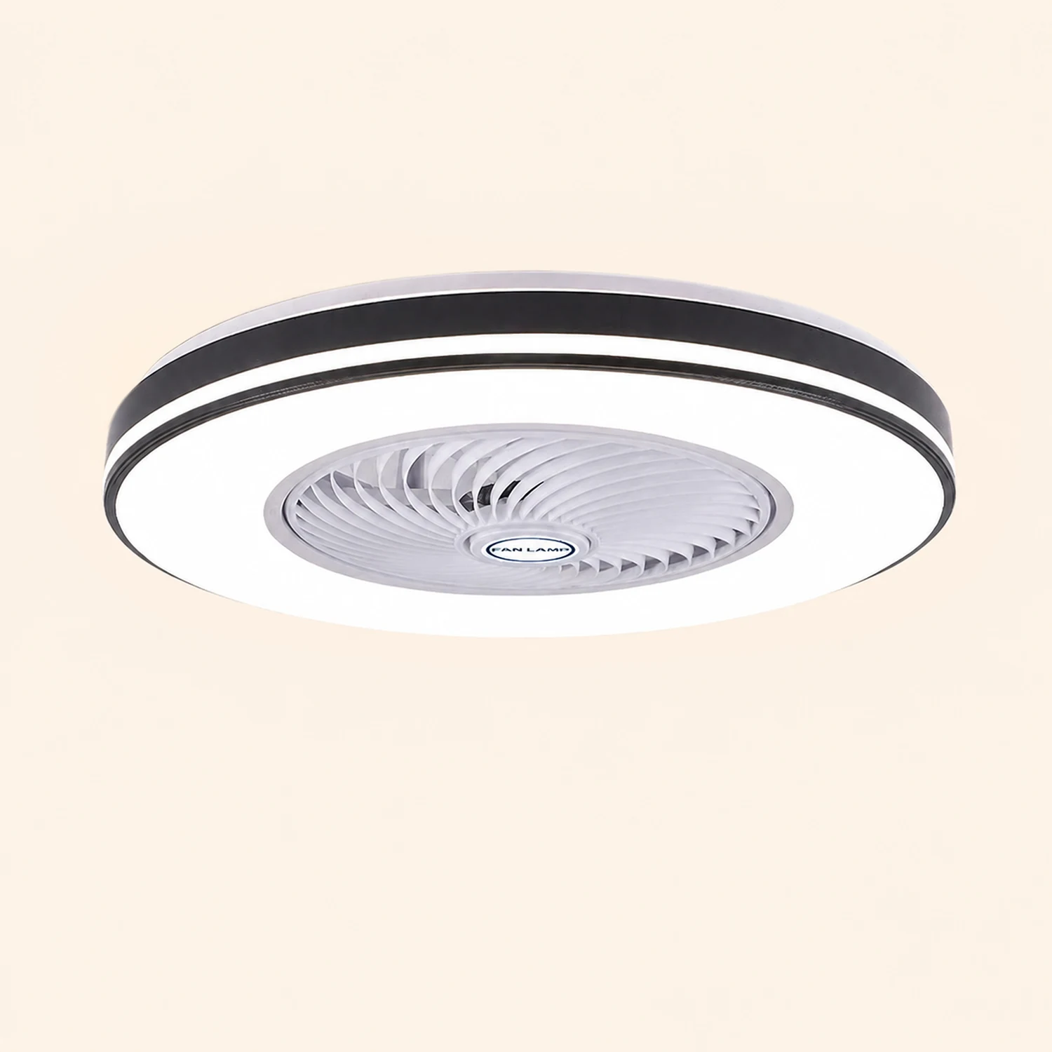 Quinn Deckenventilator mit Beleuchtung 3-Blatt, 8 Farben, ∅50CM - Lumpaz