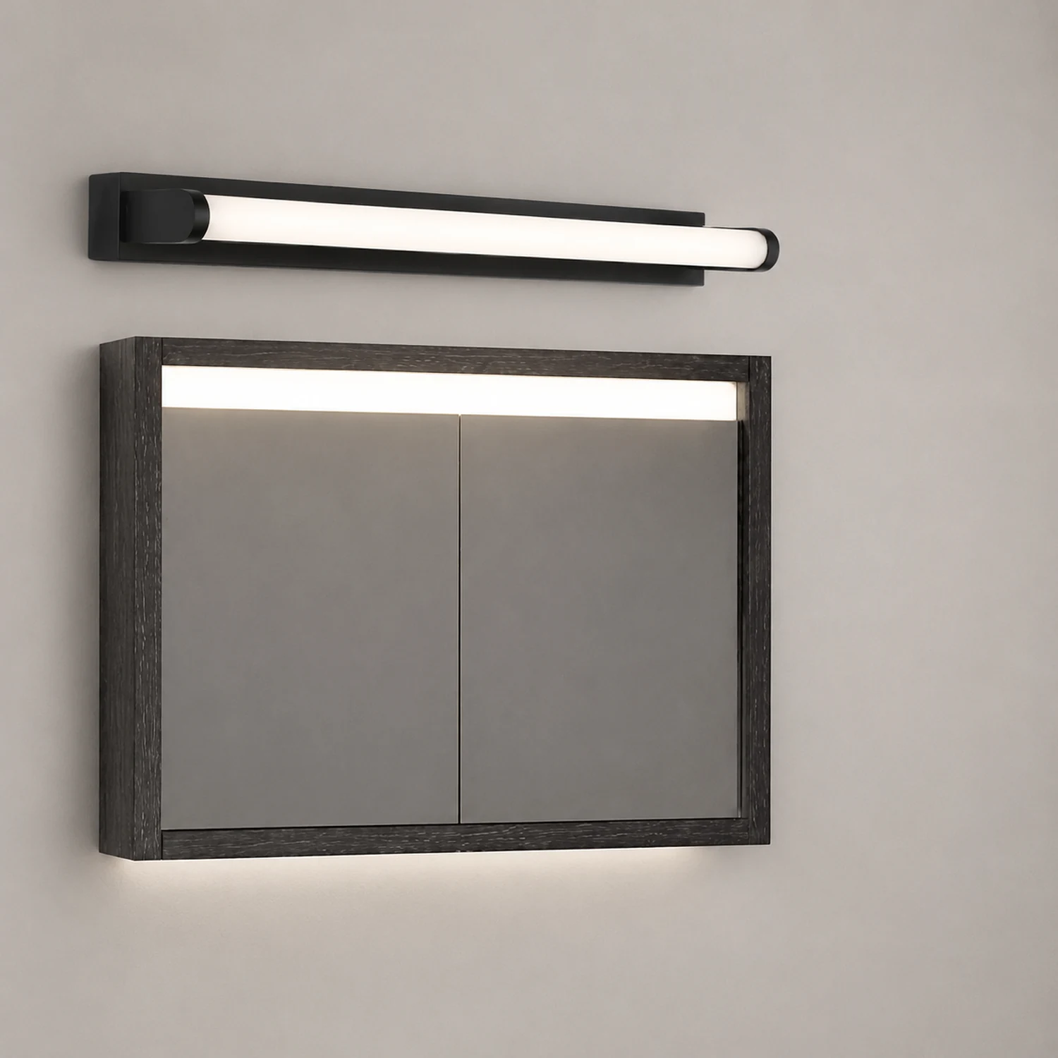 Leigh Spiegelfront Waschtisch-Wandleuchte, L 41/51/61CM - Lumpaz