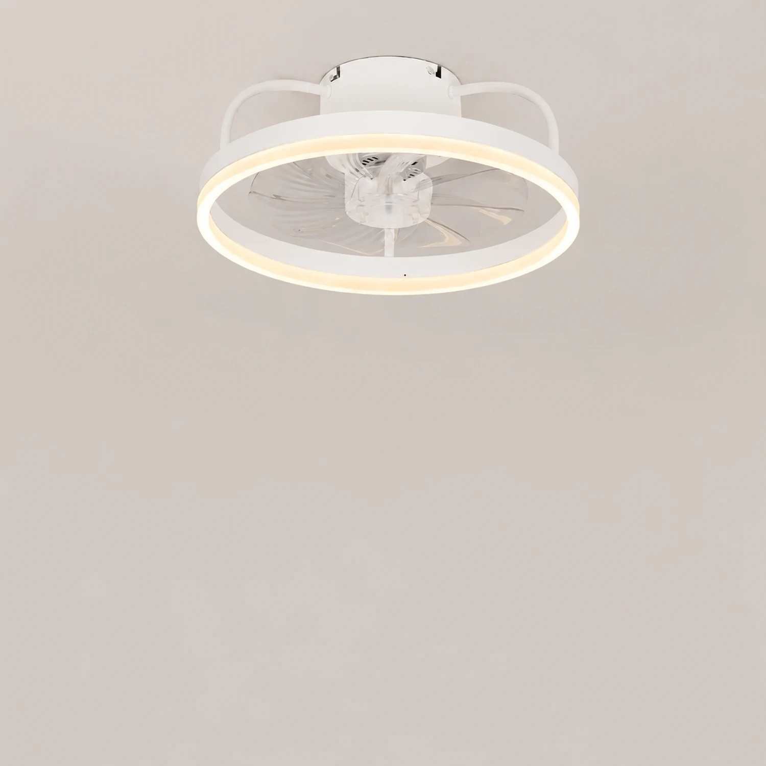 Alessio Deckenventilator mit Beleuchtung, 3 Farben, ∅40/50CM - Lumpaz