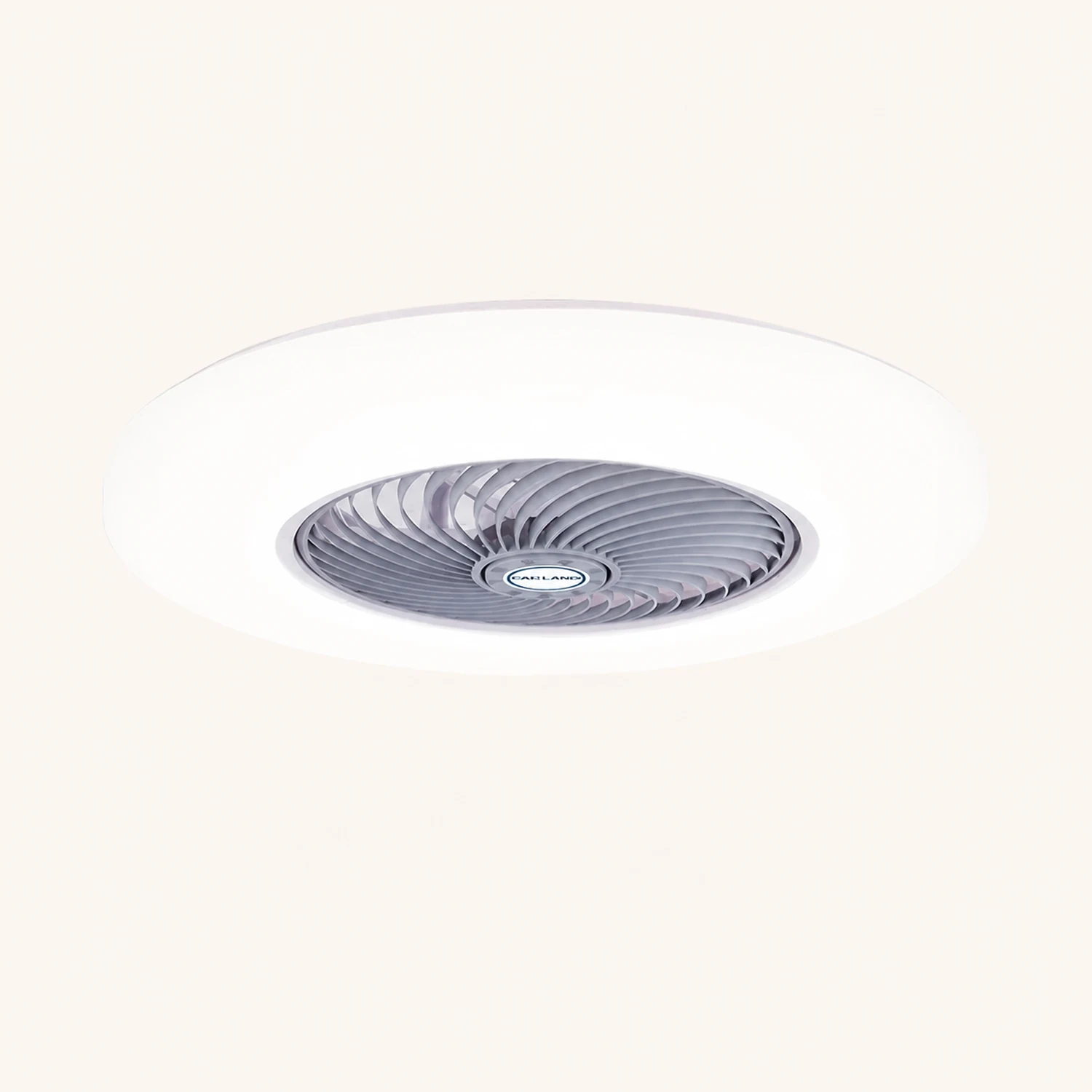Quinn Deckenventilator mit Beleuchtung 3-Blatt, 8 Farben, ∅50CM - Lumpaz