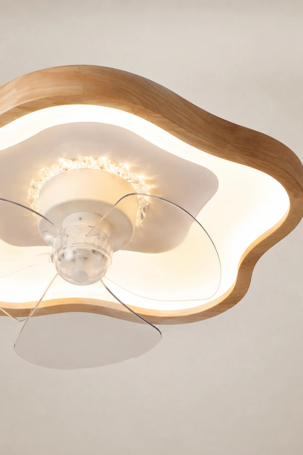 Ozawa Deckenventilator mit Beleuchtung, 4 Stile, ∅48CM/49CM/50CM - Lumpaz