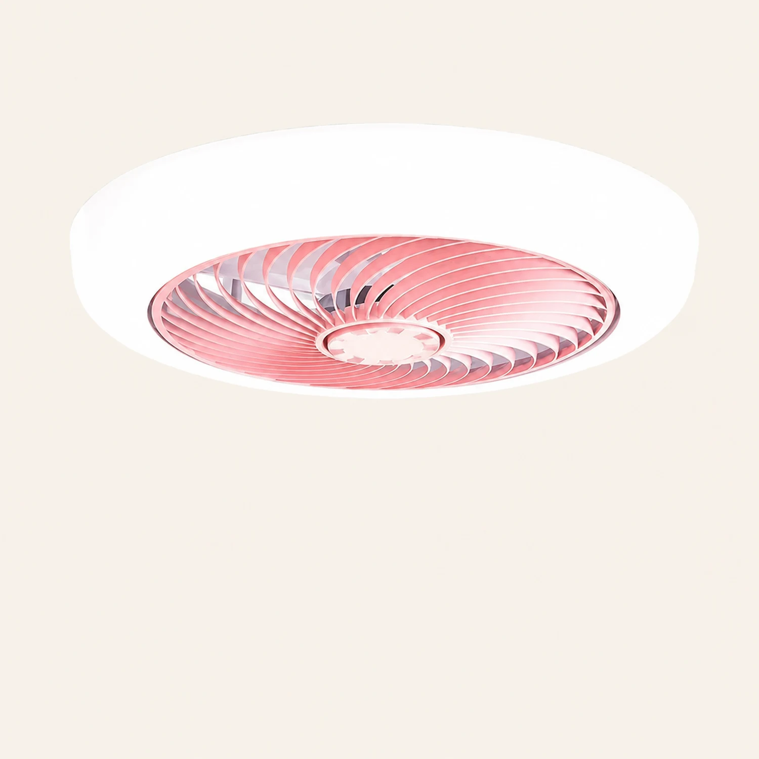Morandi Deckenventilator mit Beleuchtung, 5 Farben, ∅45/50CM - Lumpaz