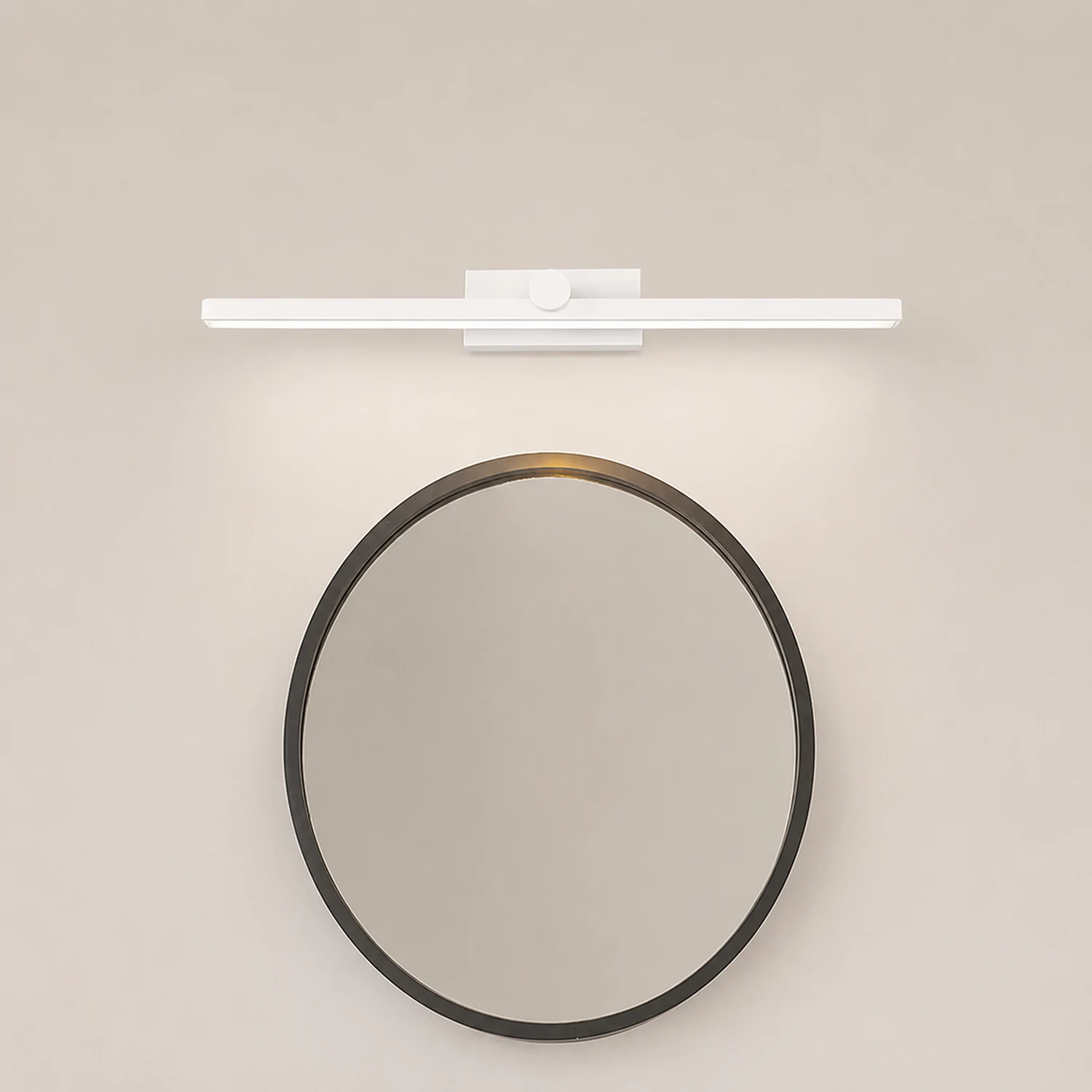 Leigh Spiegelfront Waschtisch-Wandleuchte, L 40/50/60/70CM - Lumpaz