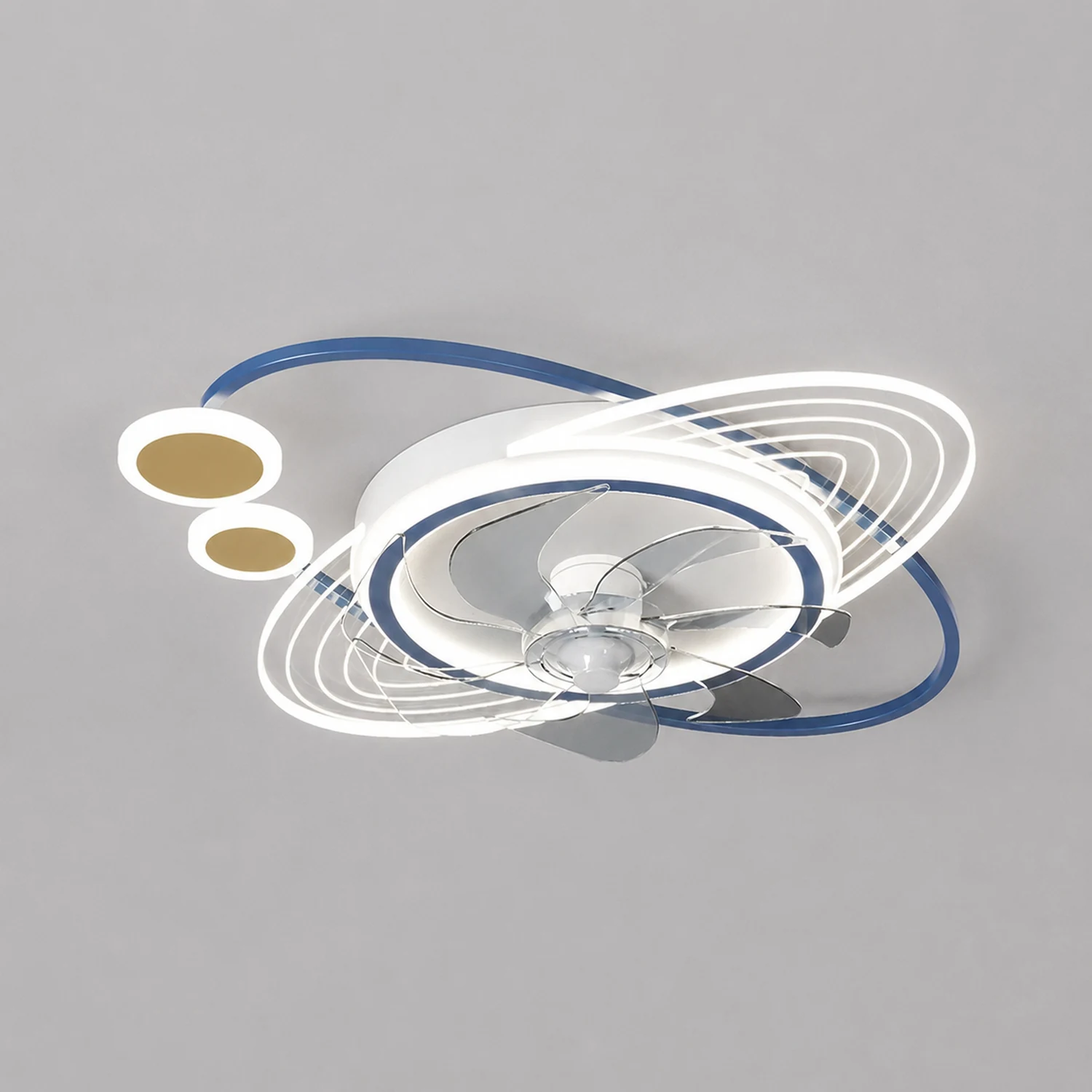 Fateh Deckenventilator mit Beleuchtung Astronaut, 3 Stile/Farben, ∅50/58CM - Lumpaz