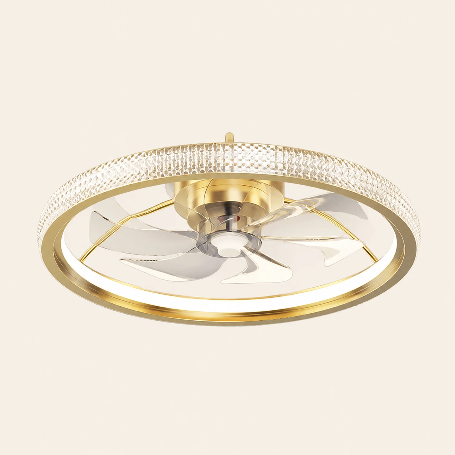 Kirsten Deckenventilator mit Beleuchtung 3/7-Blatt, 2 Stile, ∅50CM - Lumpaz
