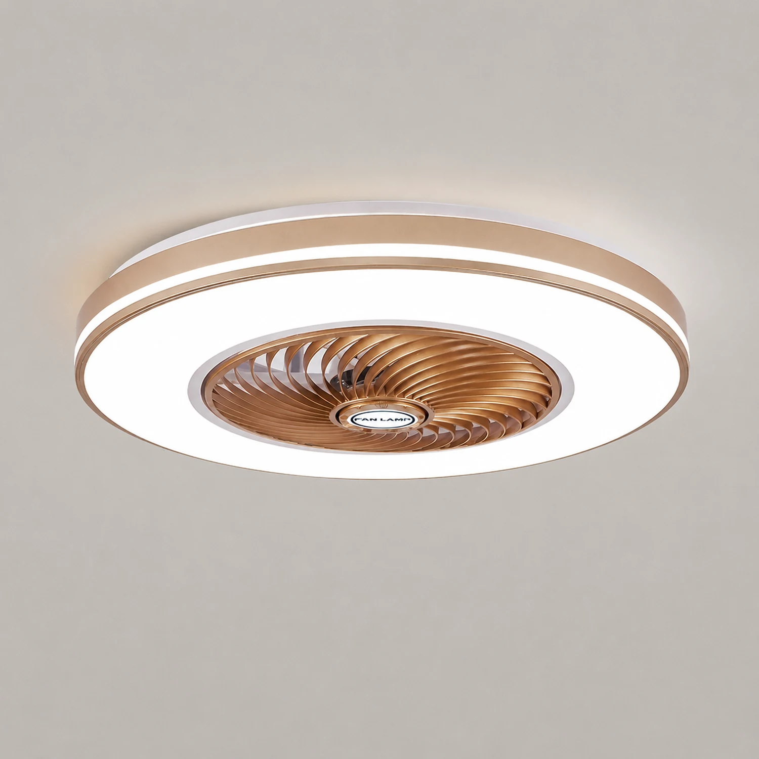 Quinn Deckenventilator mit Beleuchtung 3-Blatt, 8 Farben, ∅50CM - Lumpaz