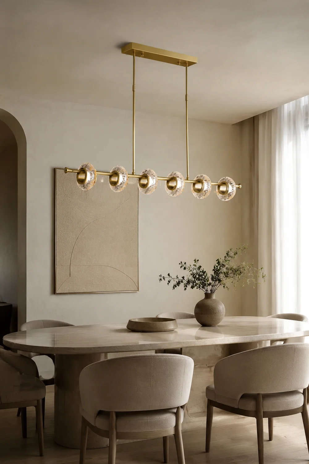 Marmor Einfacher Kupfer Kronleuchter Schlafzimmer Licht Luxus - Lumpaz