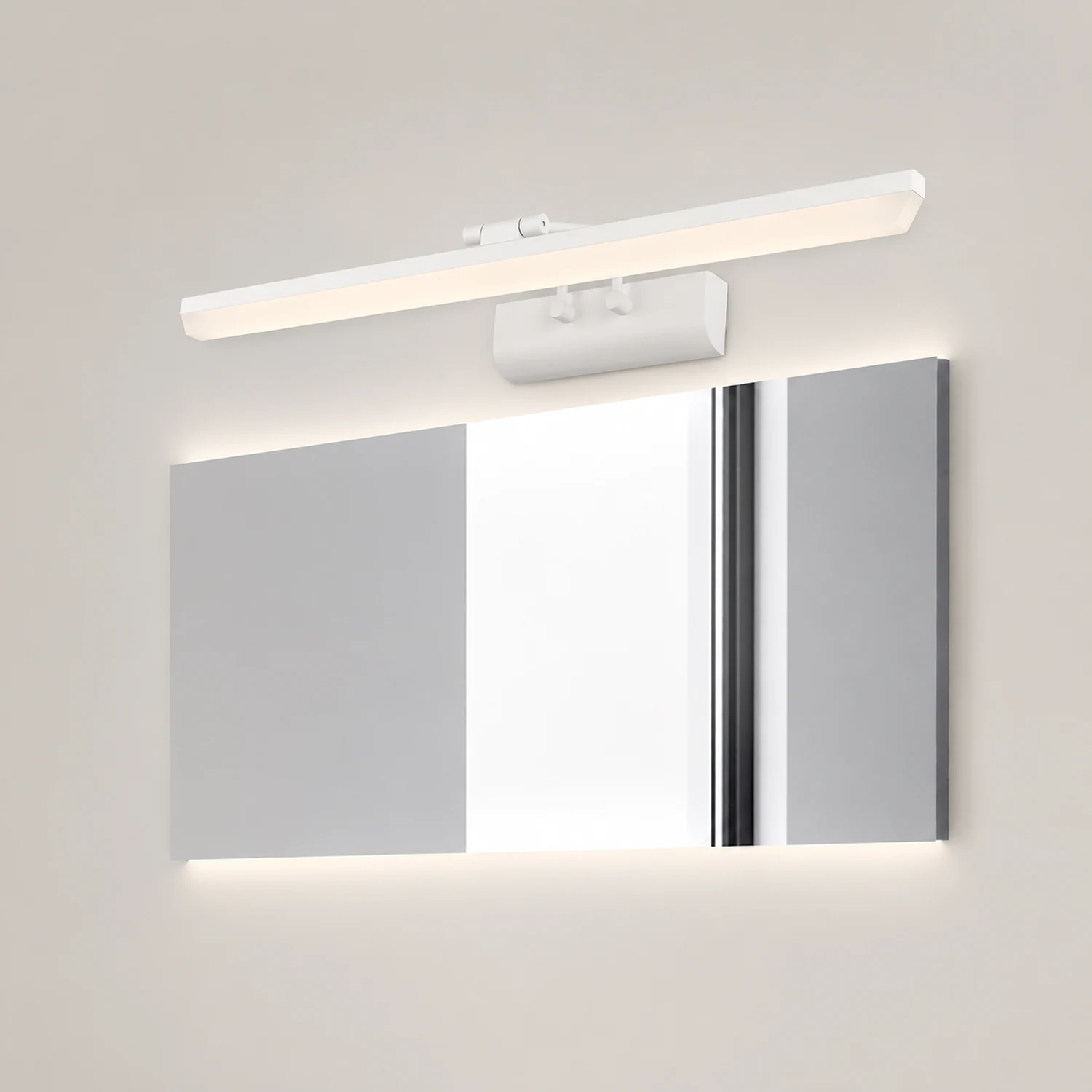 Leigh Spiegelfront Waschtisch-Wandleuchte, L 41/51/61/71CM - Lumpaz