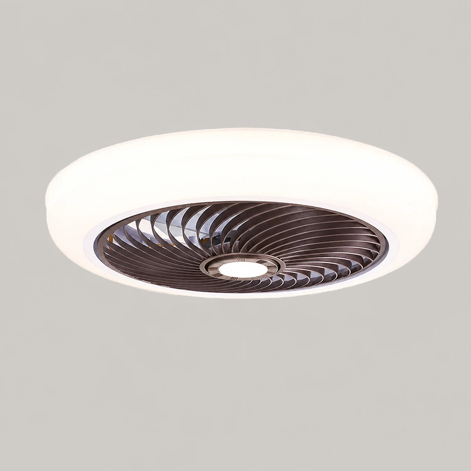 Morandi Deckenventilator mit Beleuchtung, 5 Farben, ∅45/50CM - Lumpaz