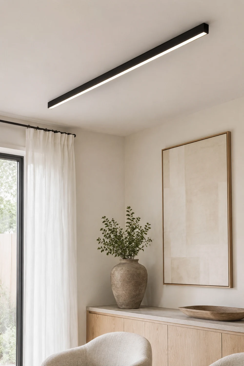 Edge Deckenleuchte, L 60/80/100/120CM - Lumpaz