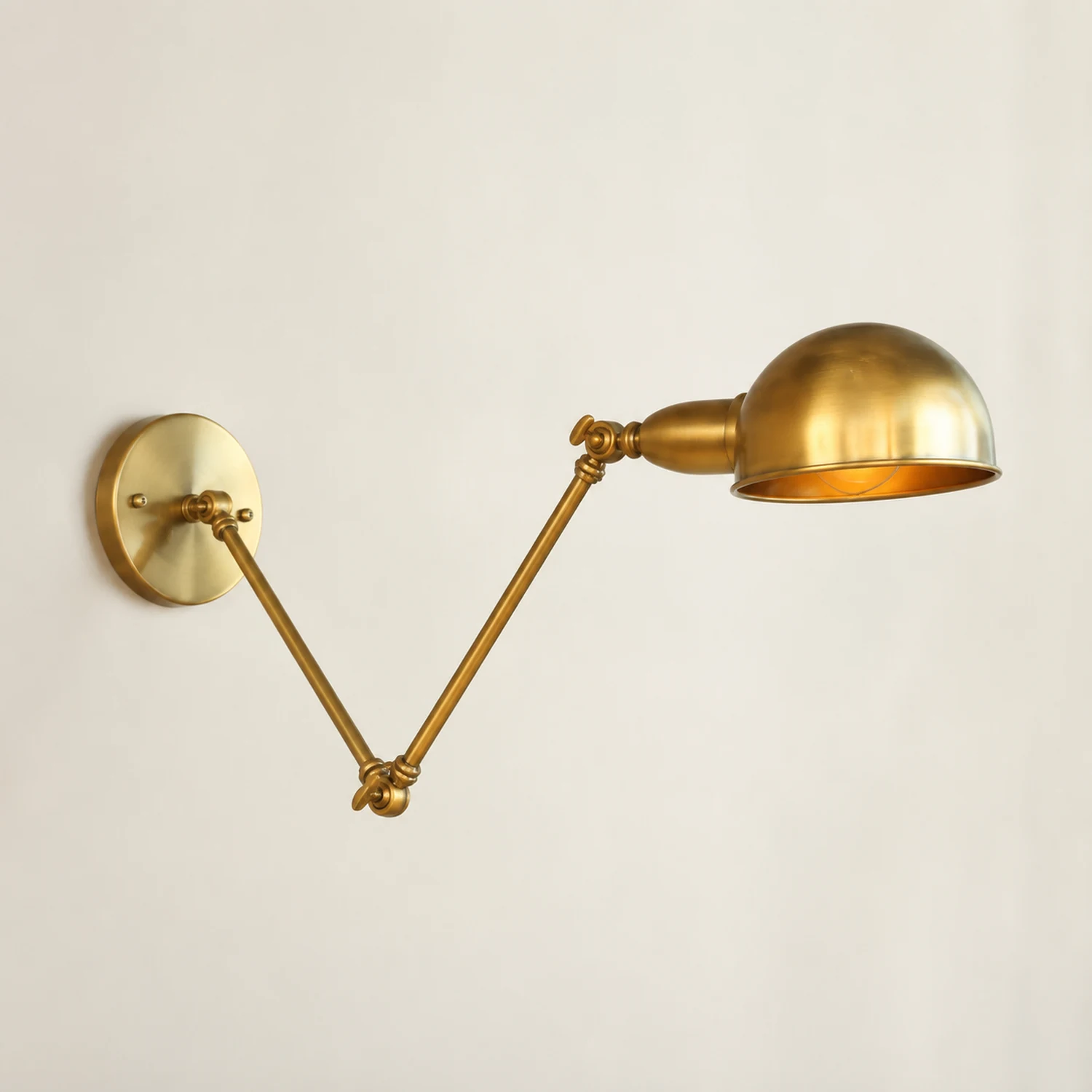Brady Faltbare Retro Wandleuchte aus Eisen - Lumpaz