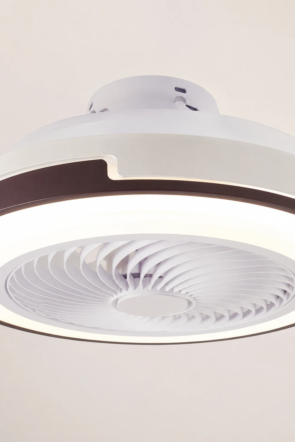 Quinn Deckenventilator mit Beleuchtung, 2 Farben, ∅50CM - Lumpaz