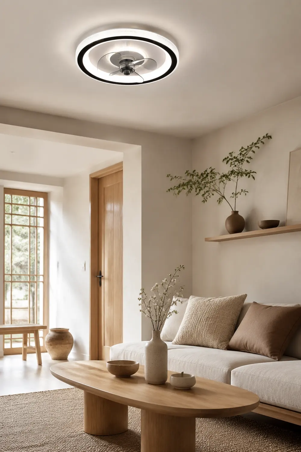 Kirsten Deckenventilator mit Beleuchtung 3-Blatt, ∅50CM - Lumpaz