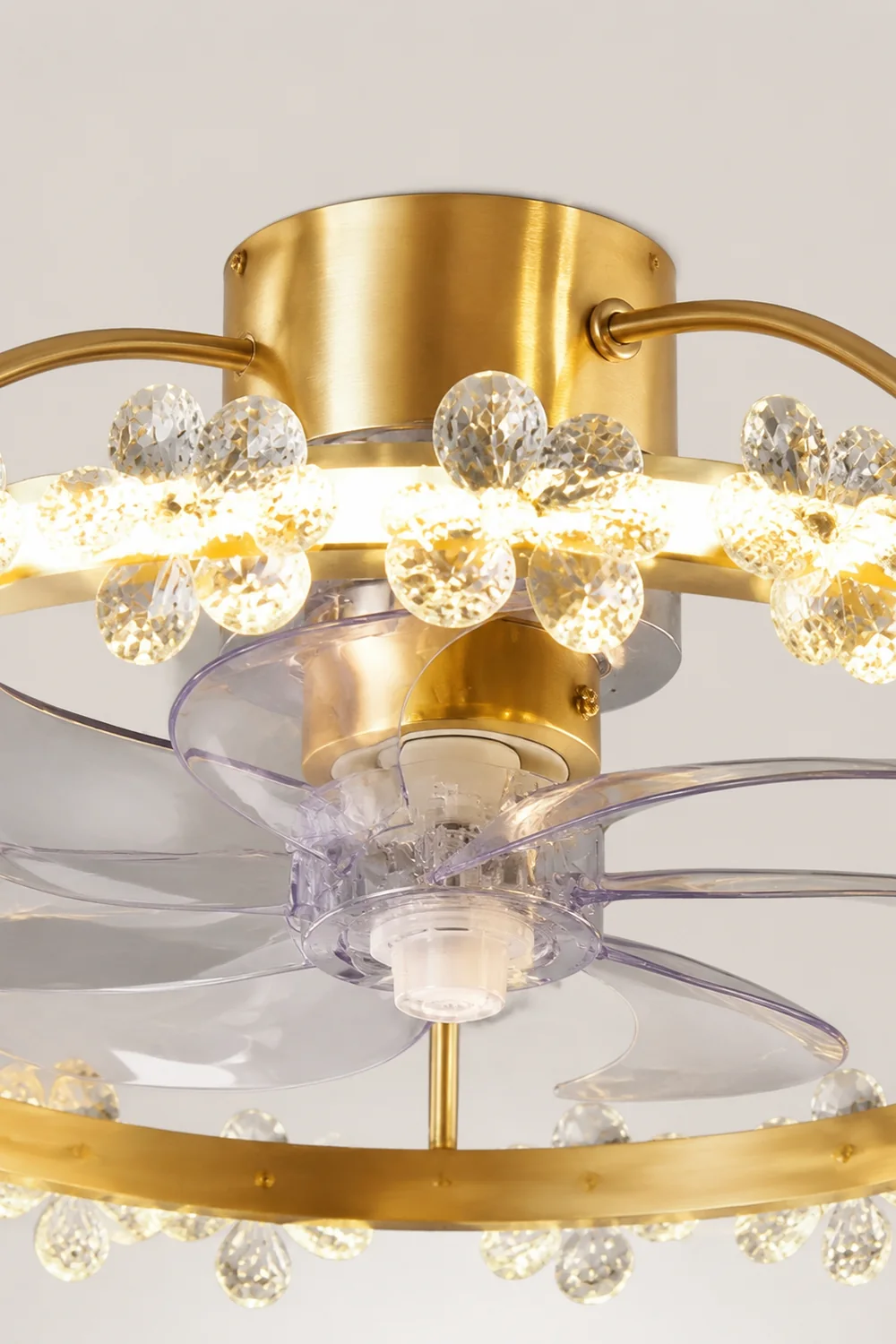 Bella Deckenventilator mit Beleuchtung, 3 Stile, ∅53CM/52CM - Lumpaz