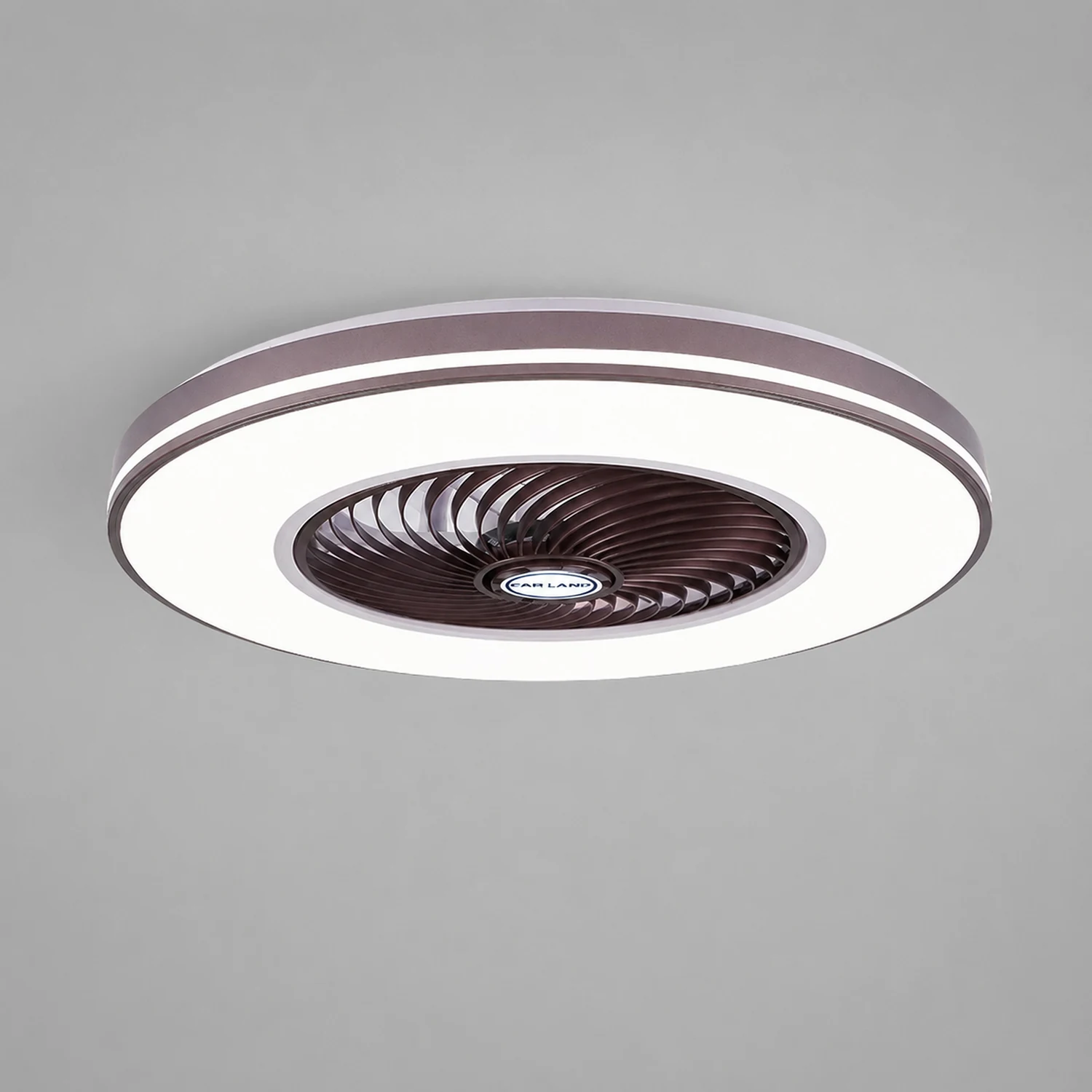 Quinn Deckenventilator mit Beleuchtung 3-Blatt, 8 Farben, ∅50CM - Lumpaz